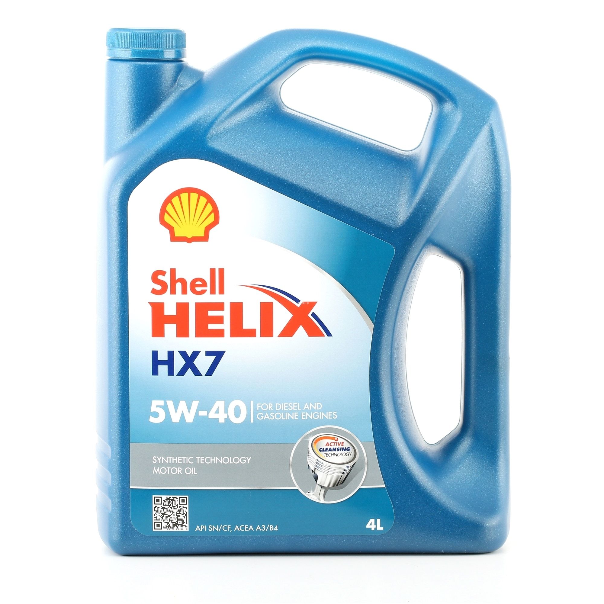 550046284 SHELL Helix, HX7 5W-40, 4L, Deels synthetische olie Motorolie 550046284 koop goedkoop