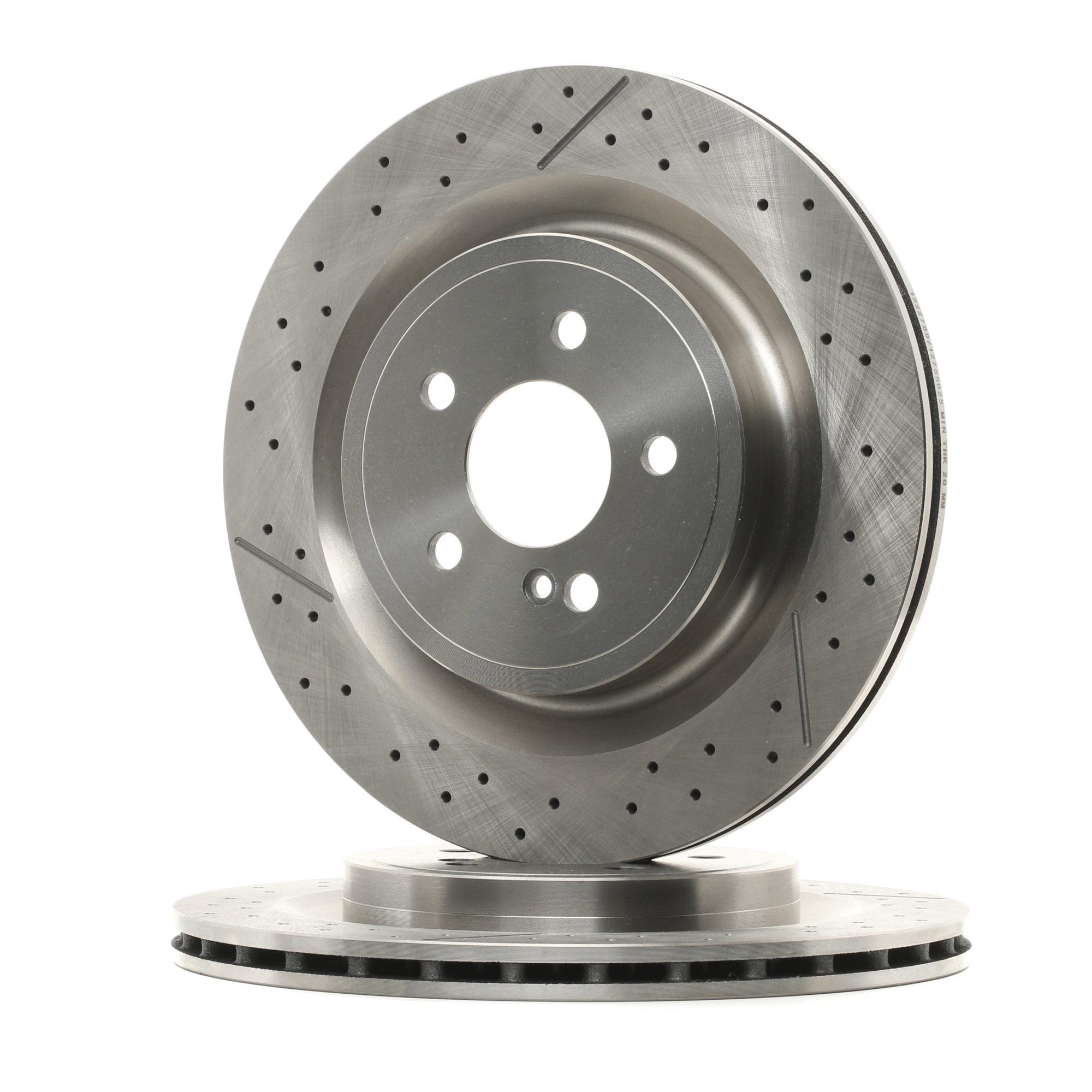 RIDEX 82B1665 Brake disc Rear Axle, 330x22mm, 5/6x112, perforated/vented, slotted