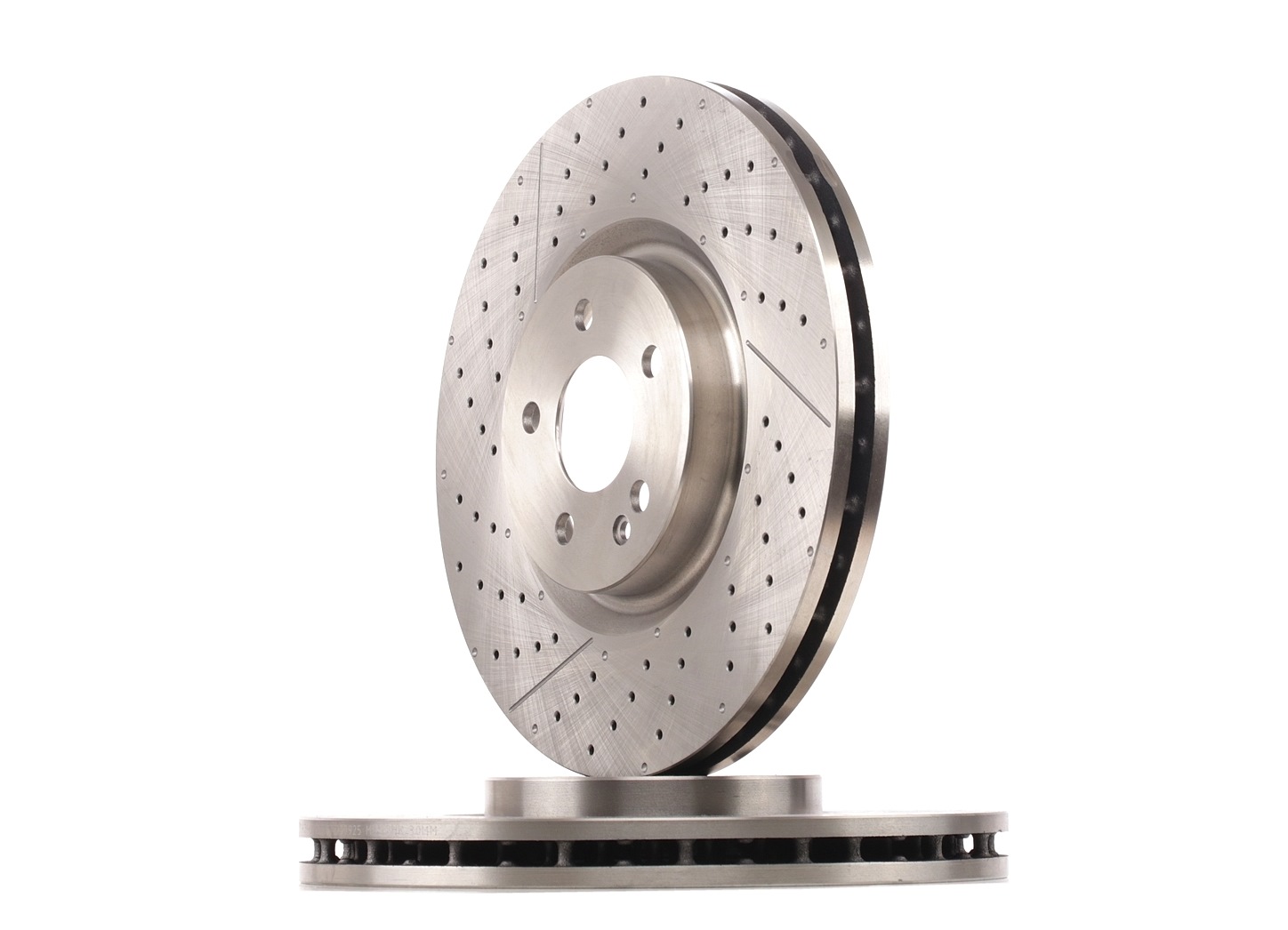 RIDEX 82B1679 Brake disc Front Axle, 350x32mm, 5, internally vented, slotted/perforated