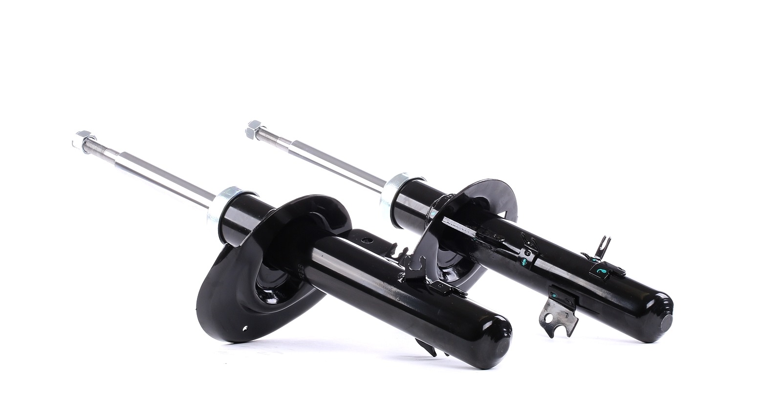 RIDEX 854S2028 Shock absorber Front Axle, Gas Pressure, Ø: 51x22 mm, Twin-Tube, Suspension Strut, Top pin, Bottom Clamp