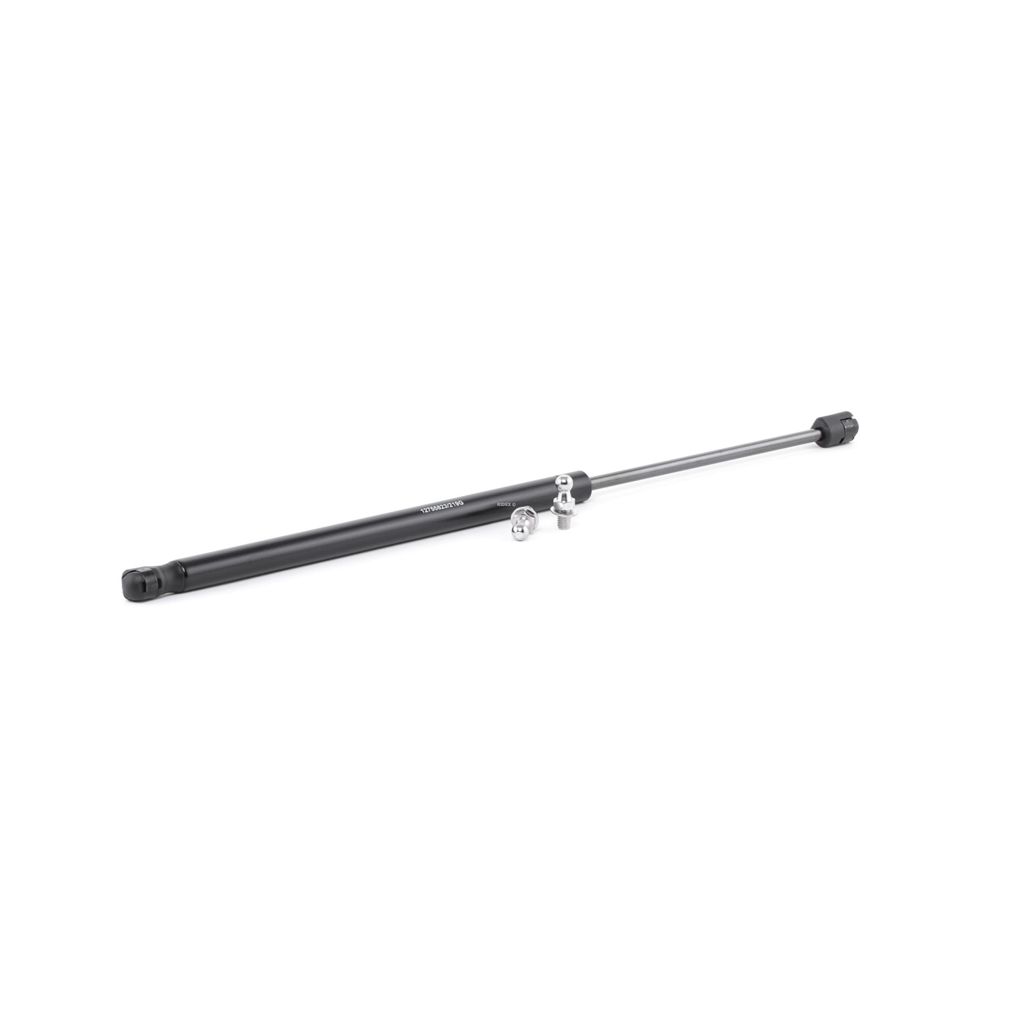 RIDEX 219G0831 Tailgate strut 585N, 508 mm, Rear, both sides, with taper plug