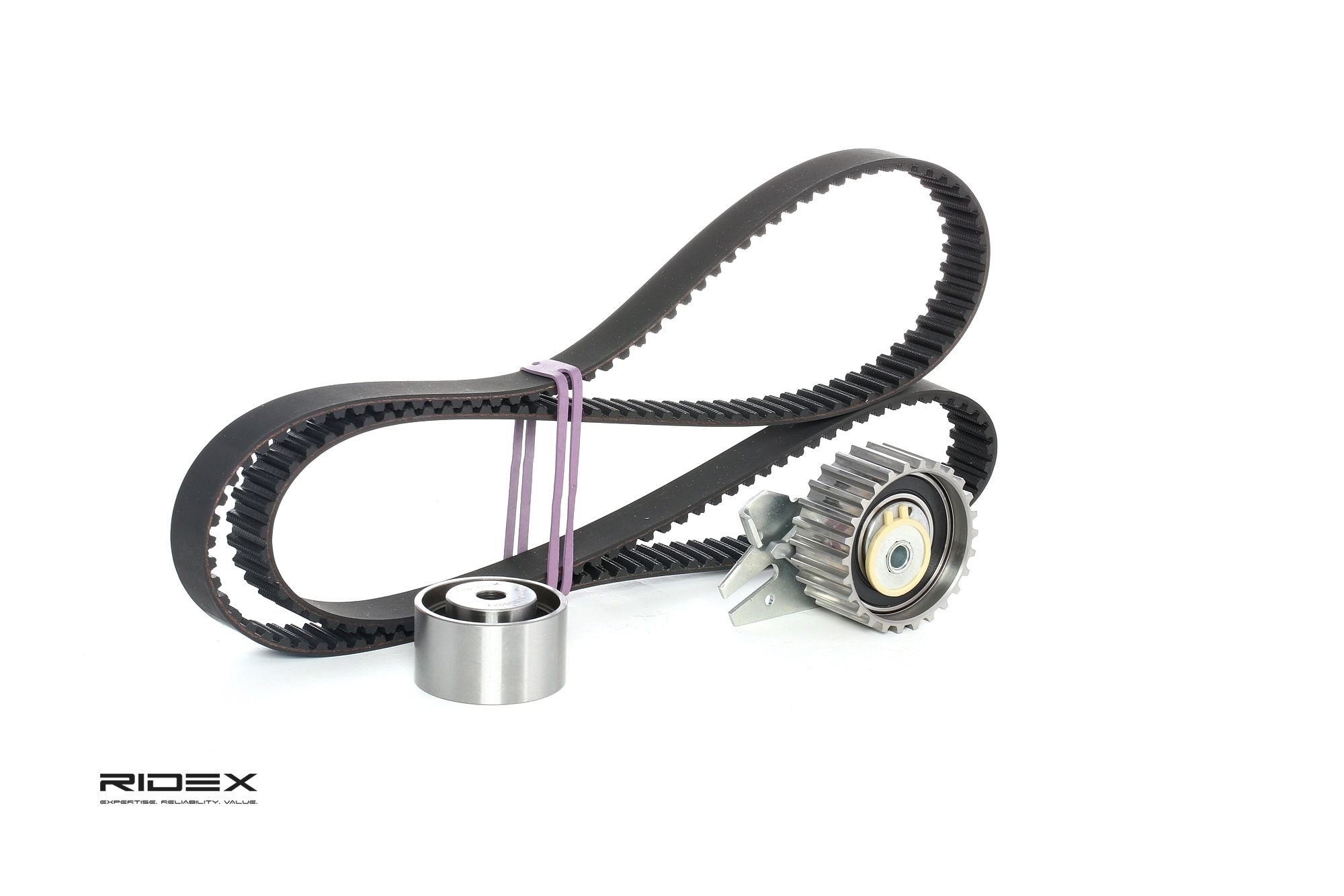 RIDEX 307T0269 Timing belt kit Number of Teeth: 190, without water pump, with rounded tooth profile