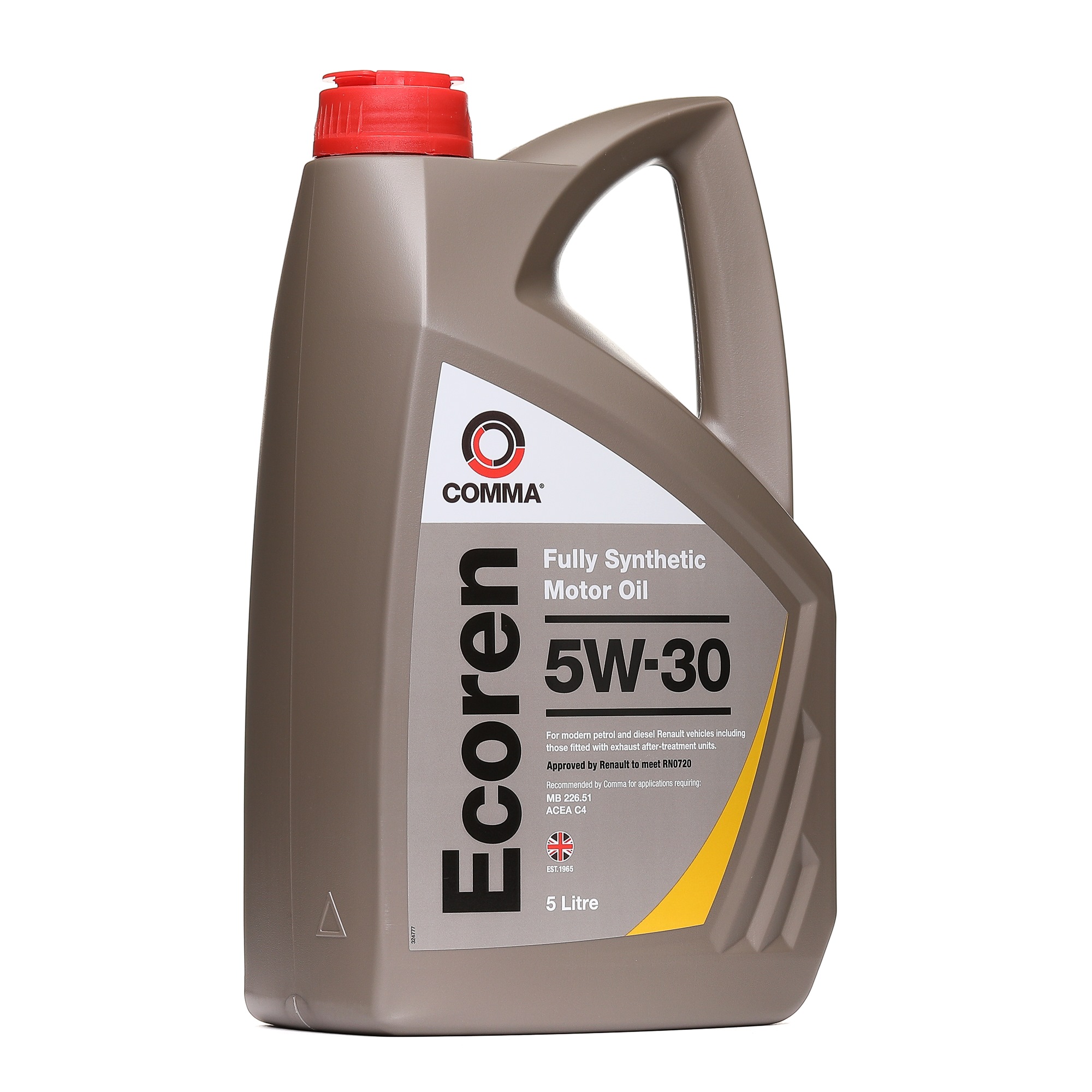 Buy Automobile oil COMMA petrol ECR5L Ecoren 5W-30, 5l, Synthetic Oil