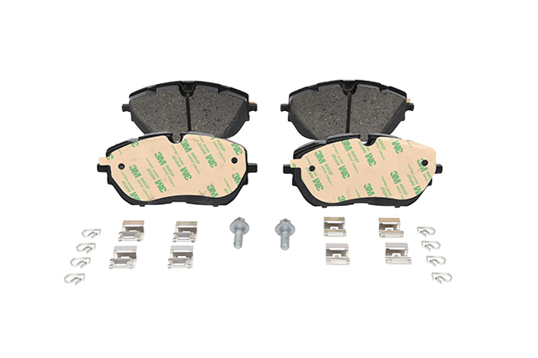 ATE 13.0460-3876.2 Brake pad set prepared for wear indicator, excl. wear warning contact, with brake caliper screws, with accessories