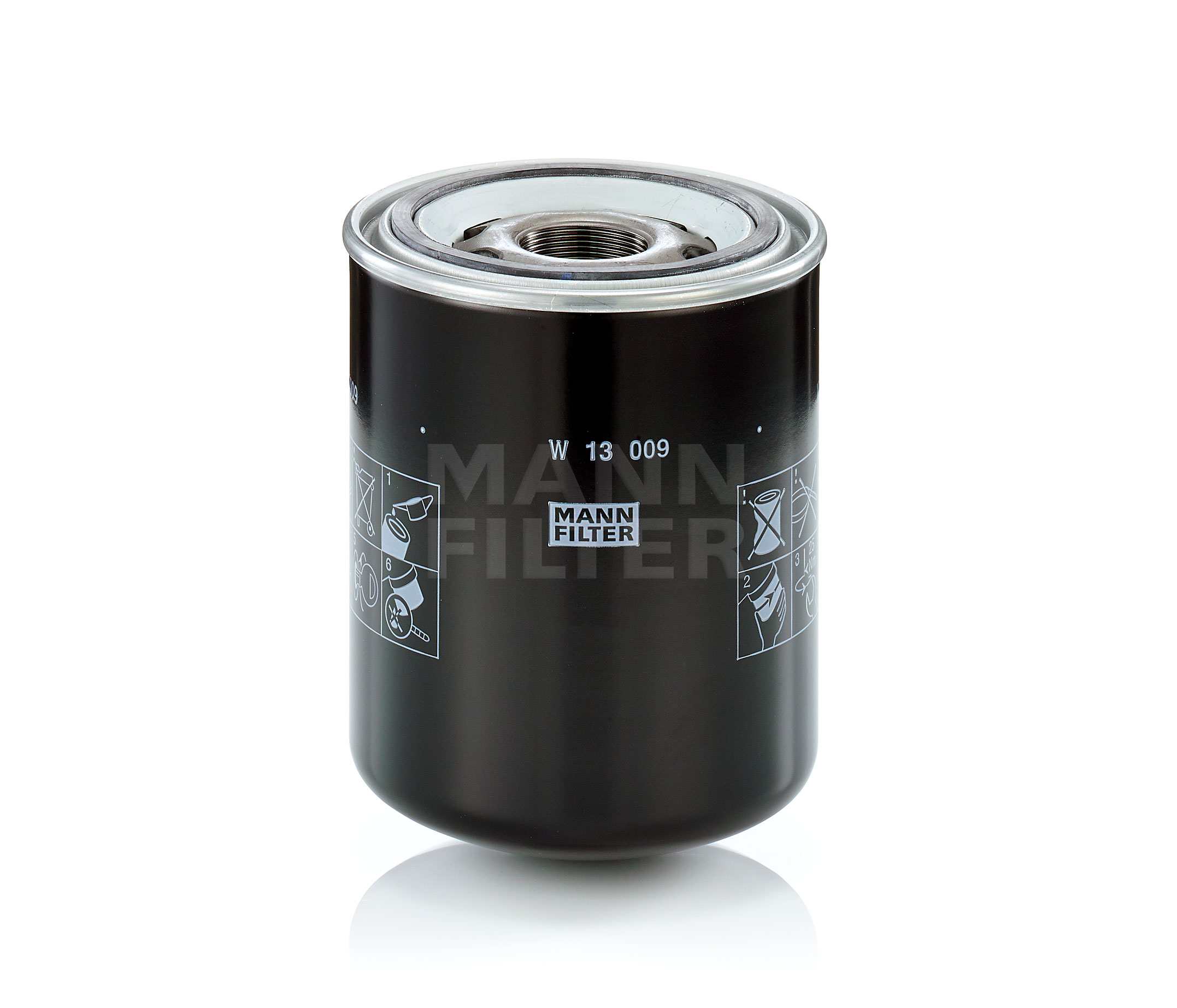 acheter MANN-FILTER 136 mm W 13 009 Filtre, système hydraulique de travail W 13 009 à un bon prix