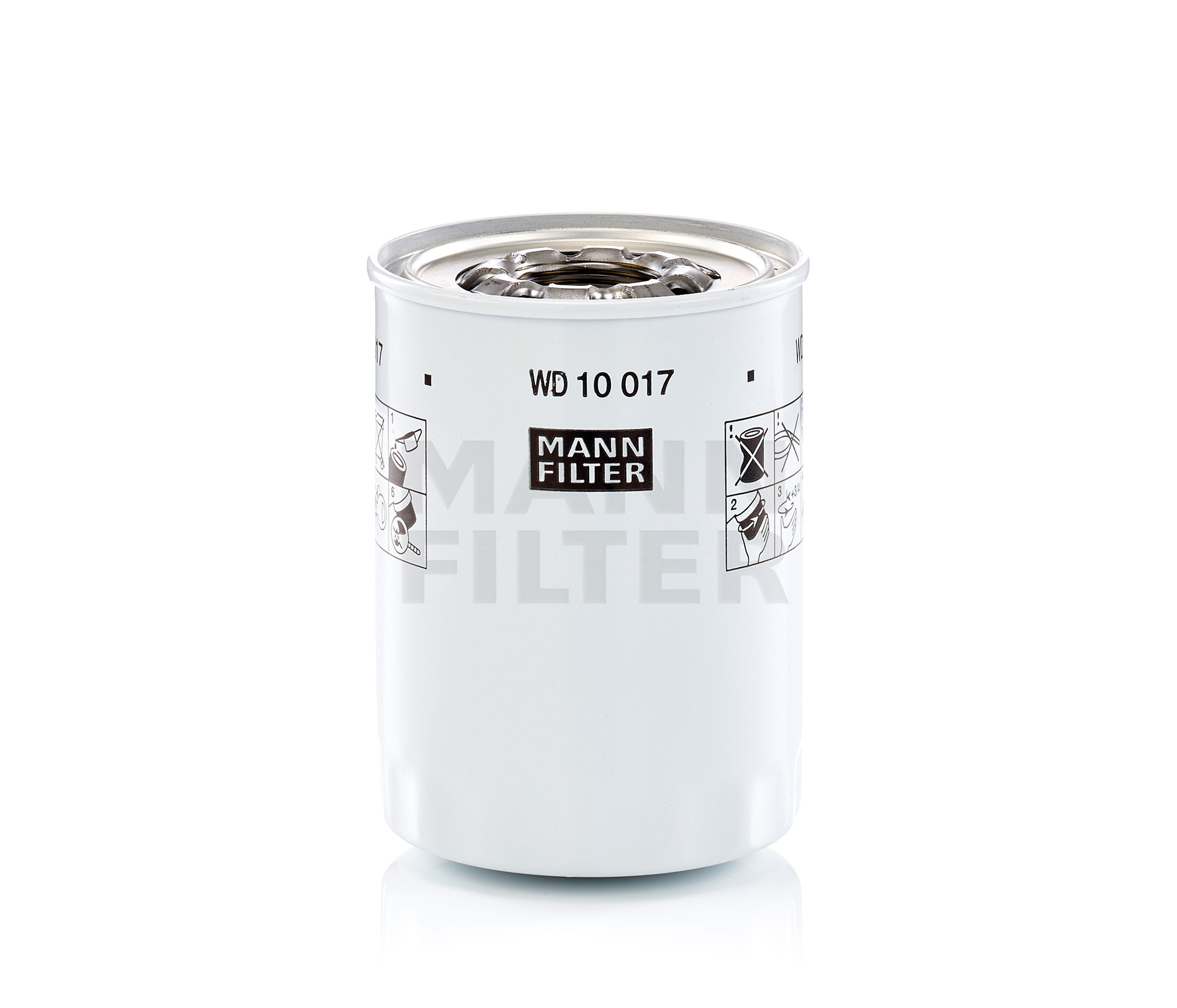 WD10017x Filtras, hidraulinė sistema MANN-FILTER 2017858