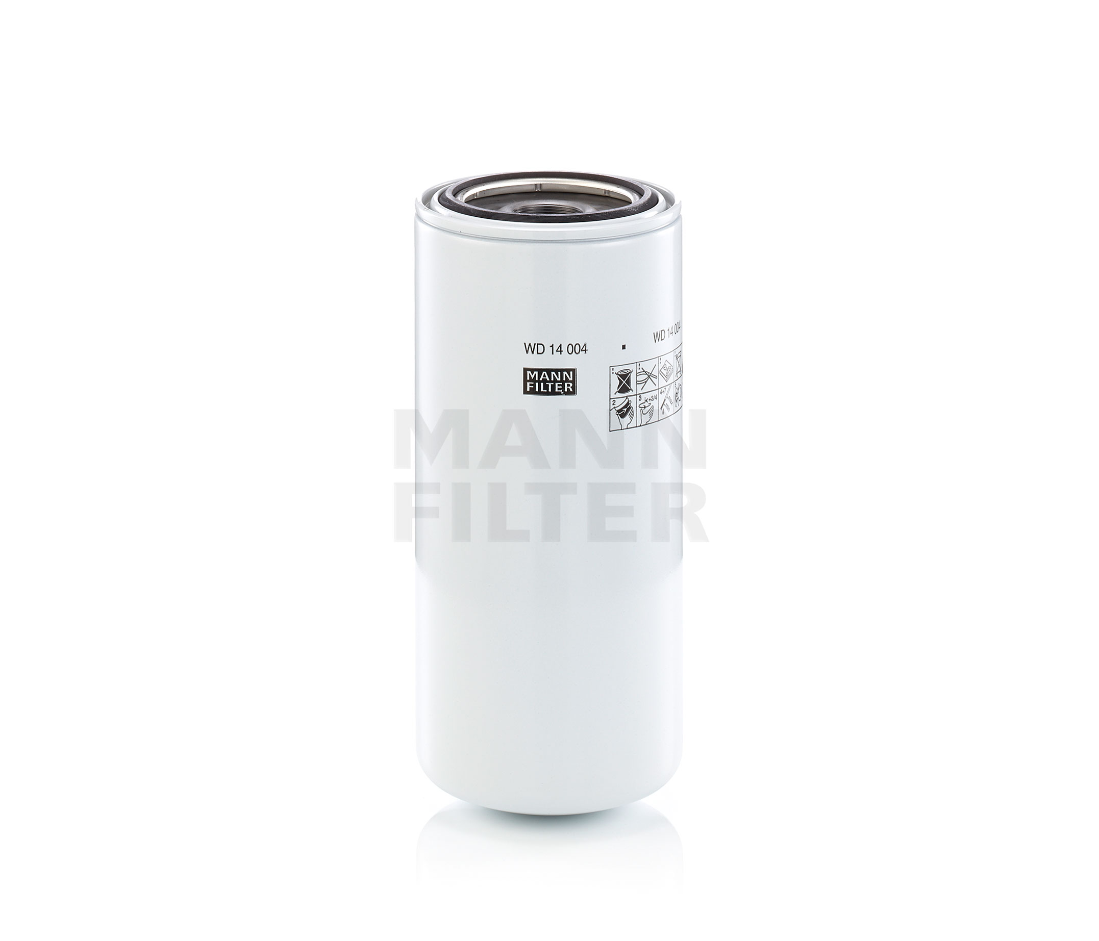 MANN-FILTER Filter, Arbeitshydraulik WD 14 004 136 mm