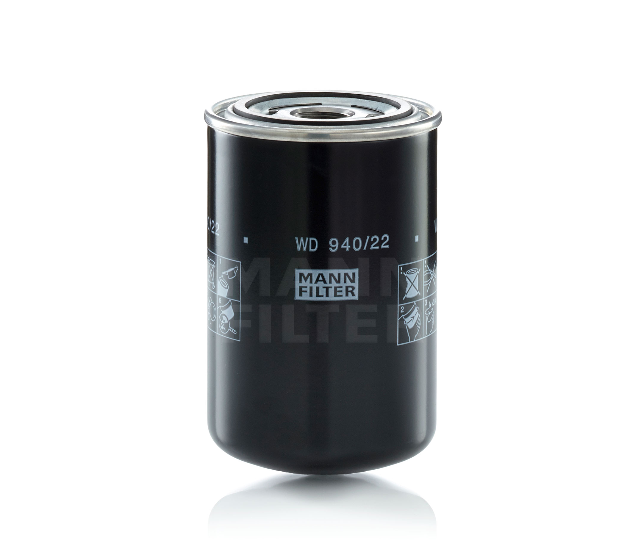Filter, Arbeitshydraulik von MANN-FILTER WD 940/22 hole dir Nachlass