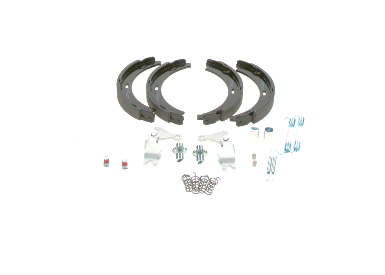 0 204 113 812 BOSCH Parking brake shoes CHRYSLER with accessories