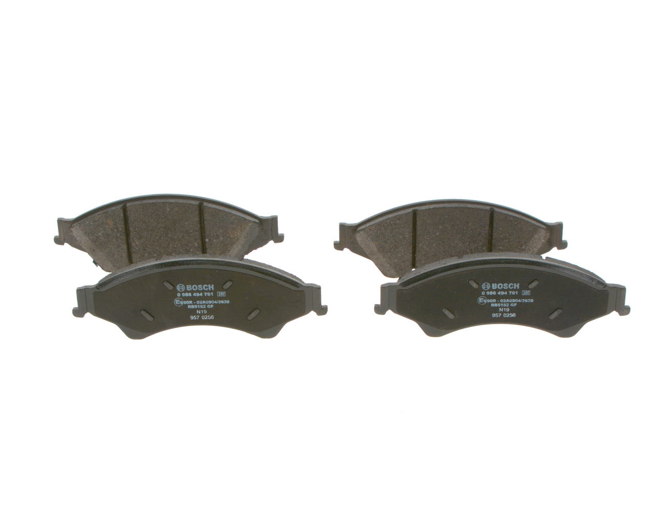 BP1965 BOSCH Low-Metallic, with integrated wear warning contact, with acoustic wear warning, with anti-squeak plate Height: 68mm, Width: 194,3mm, Thickness: 15,5mm Brake pads 0 986 494 791 buy