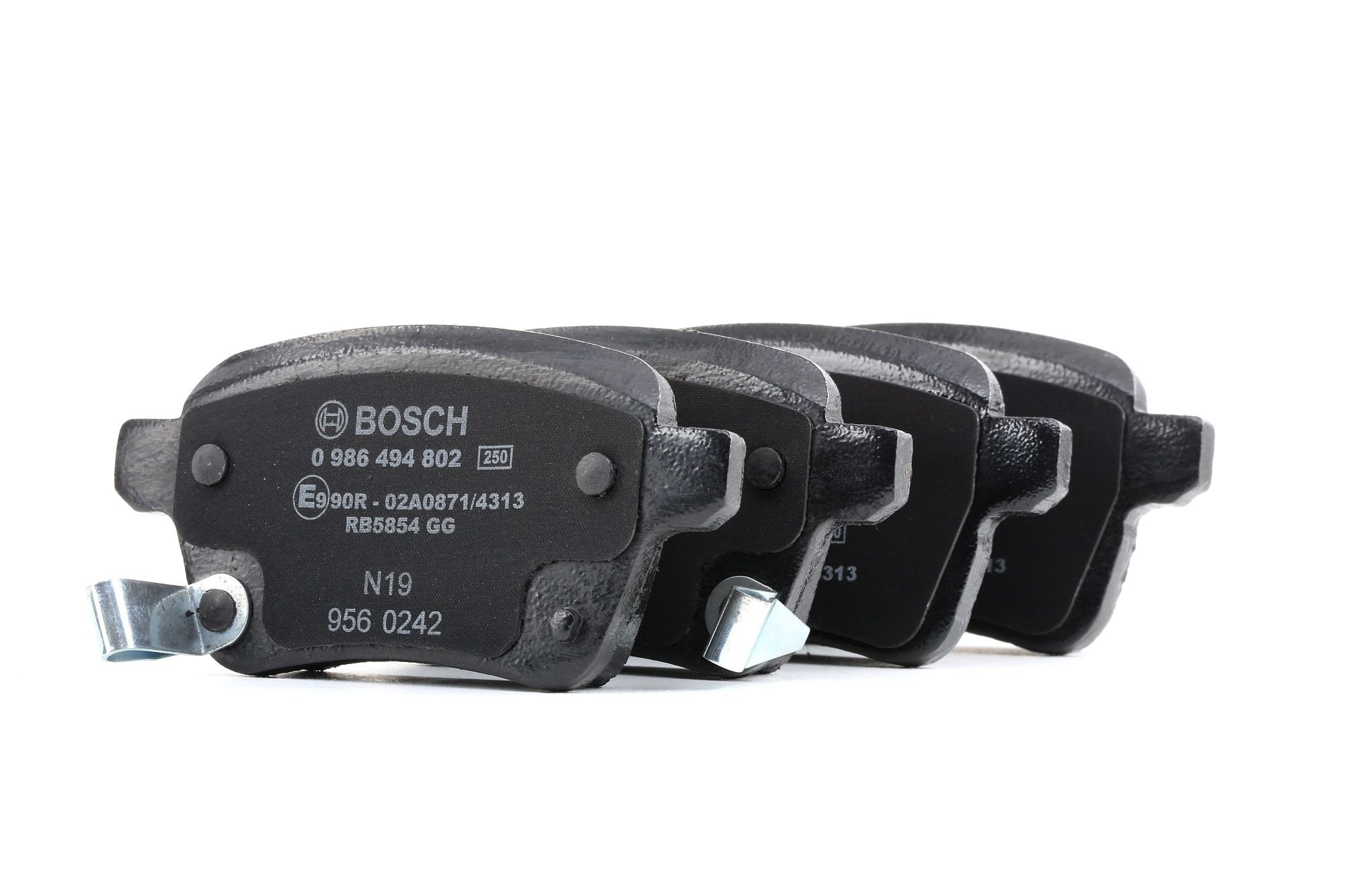 Buy Brake pad set BOSCH 0 986 494 802 - Tuning parts Fiat Tipo Estate online