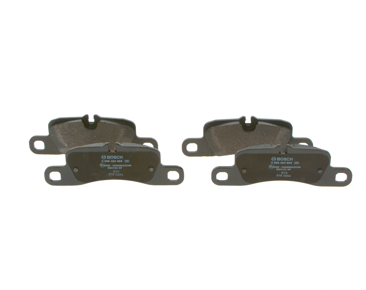 BP2043 BOSCH Low-Metallic, with anti-squeak plate Height: 64mm, Width: 187,5mm, Thickness: 15,9mm Brake pads 0 986 494 869 buy