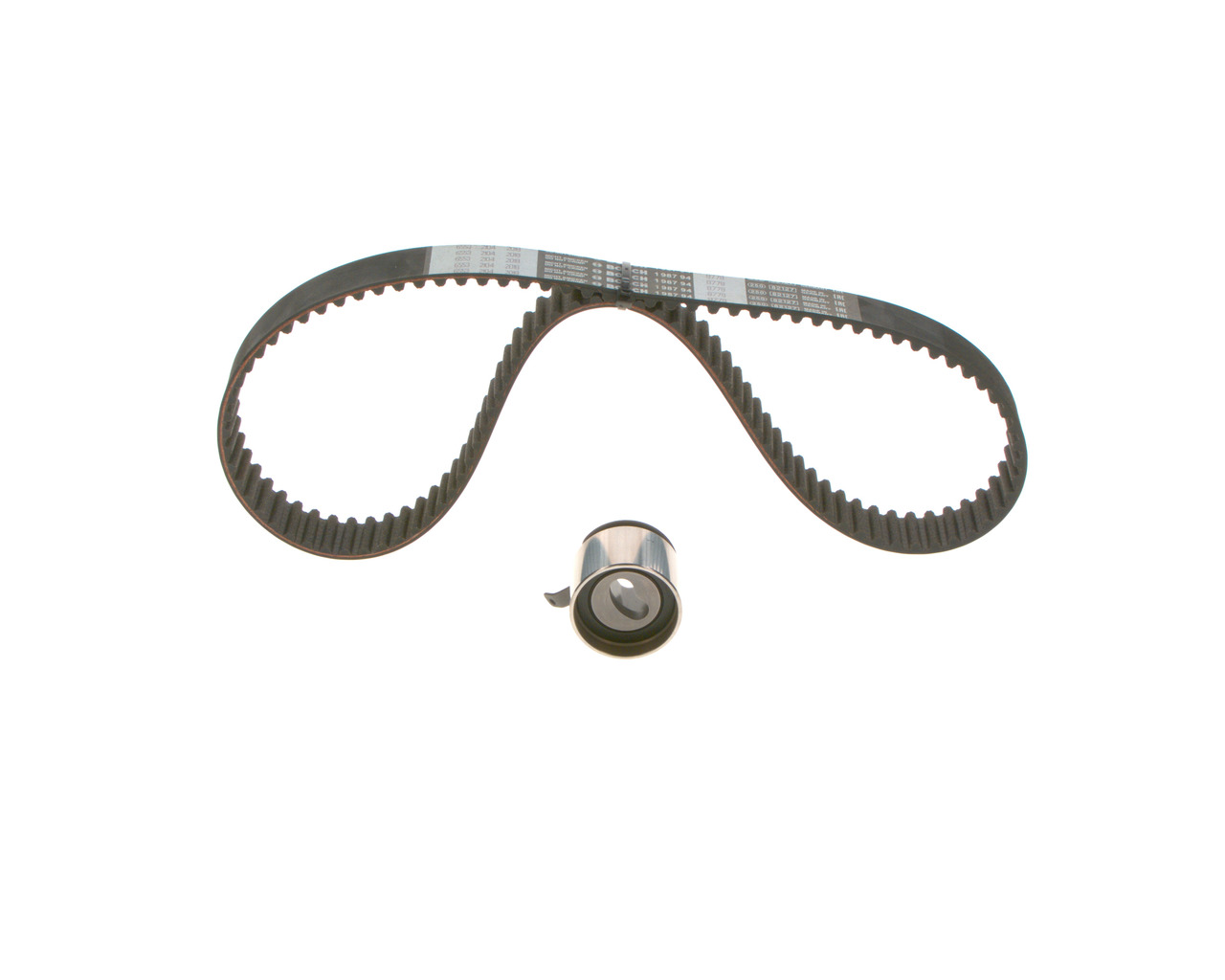 SPANNROLLEN-SET BOSCH Number of Teeth: 107 Length: 856mm, Width: 25mm Timing belt set 1 987 946 535 buy