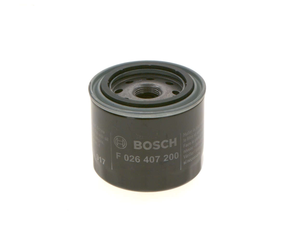 BOSCH F 026 407 200 Oil filter M 20 x 1,5, with one anti-return valve, Spin-on Filter
