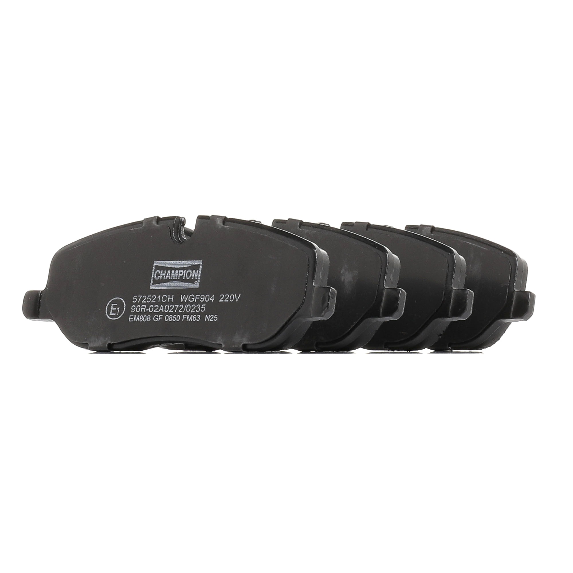 CHAMPION 572521CH Комплект спирачно феродо, дискови спирачки евтини в онлайн магазин