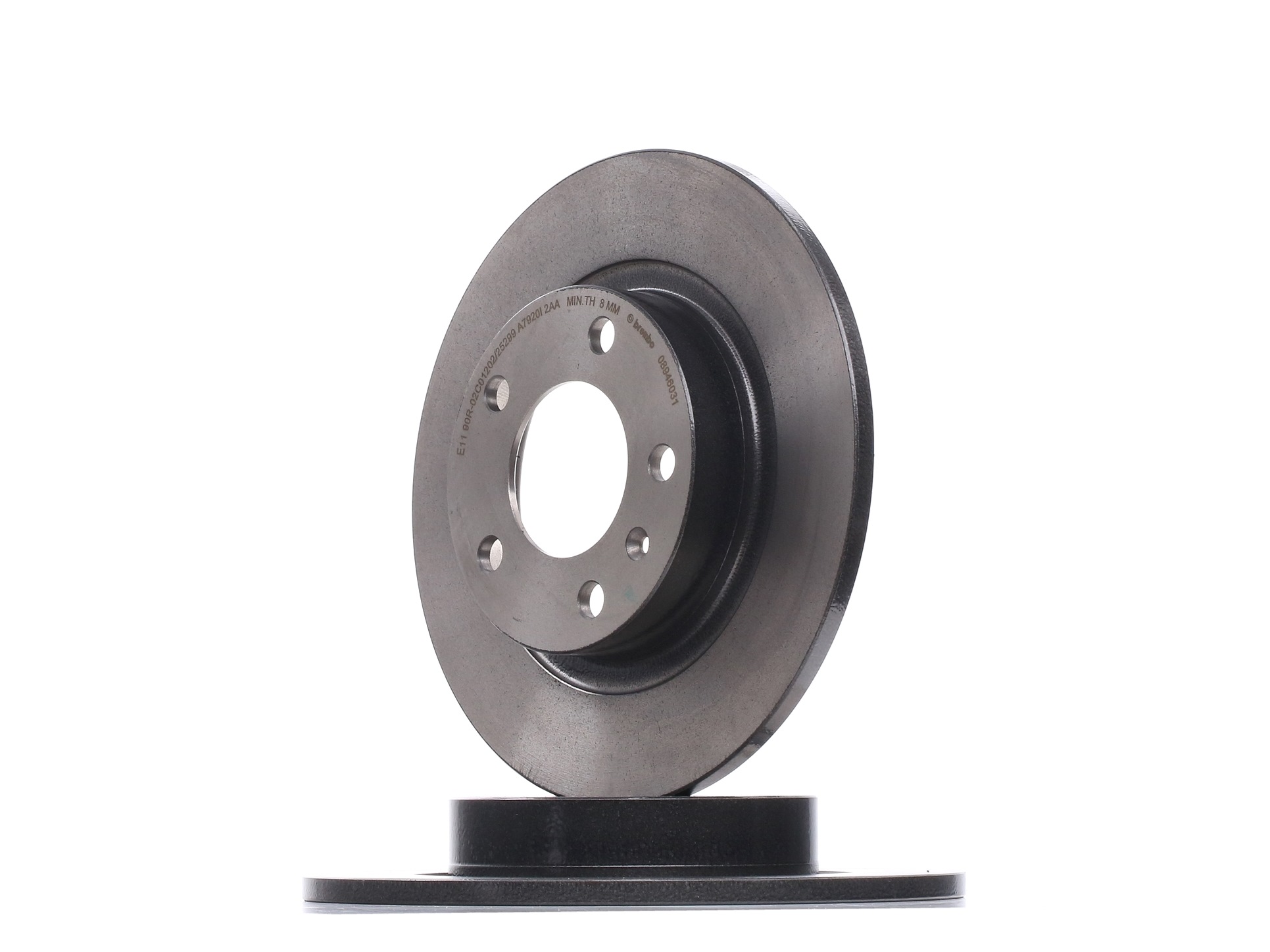 BREMBO COATED DISC LINE 08.9460.31 Brake disc 264x10mm, 5, solid, Coated
