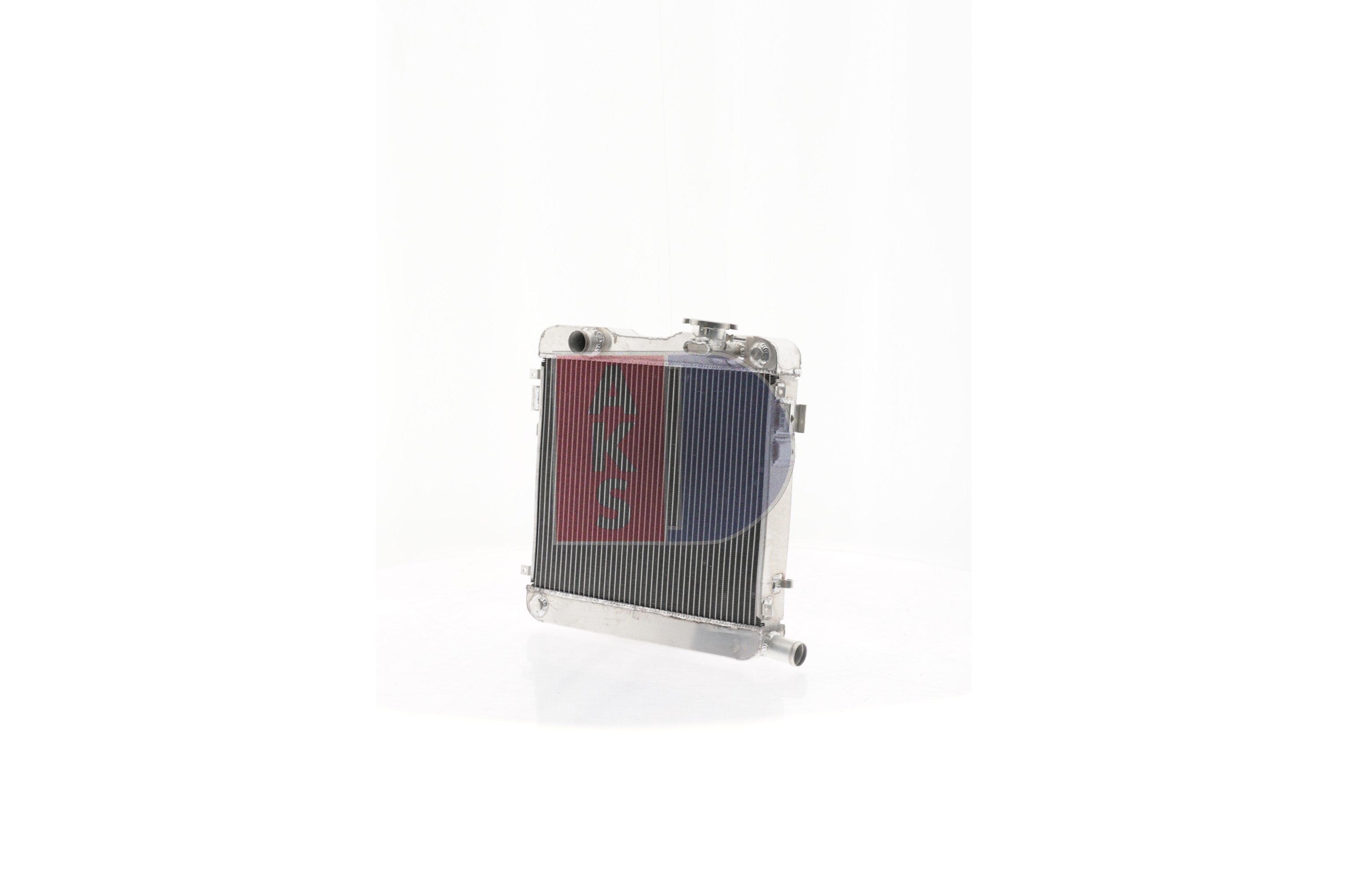 AKS DASIS 150030AL Engine radiator Aluminium, 350 x 450 x 42 mm, with threaded connection for temperature sensor, Manual Transmission, Brazed cooling fins
