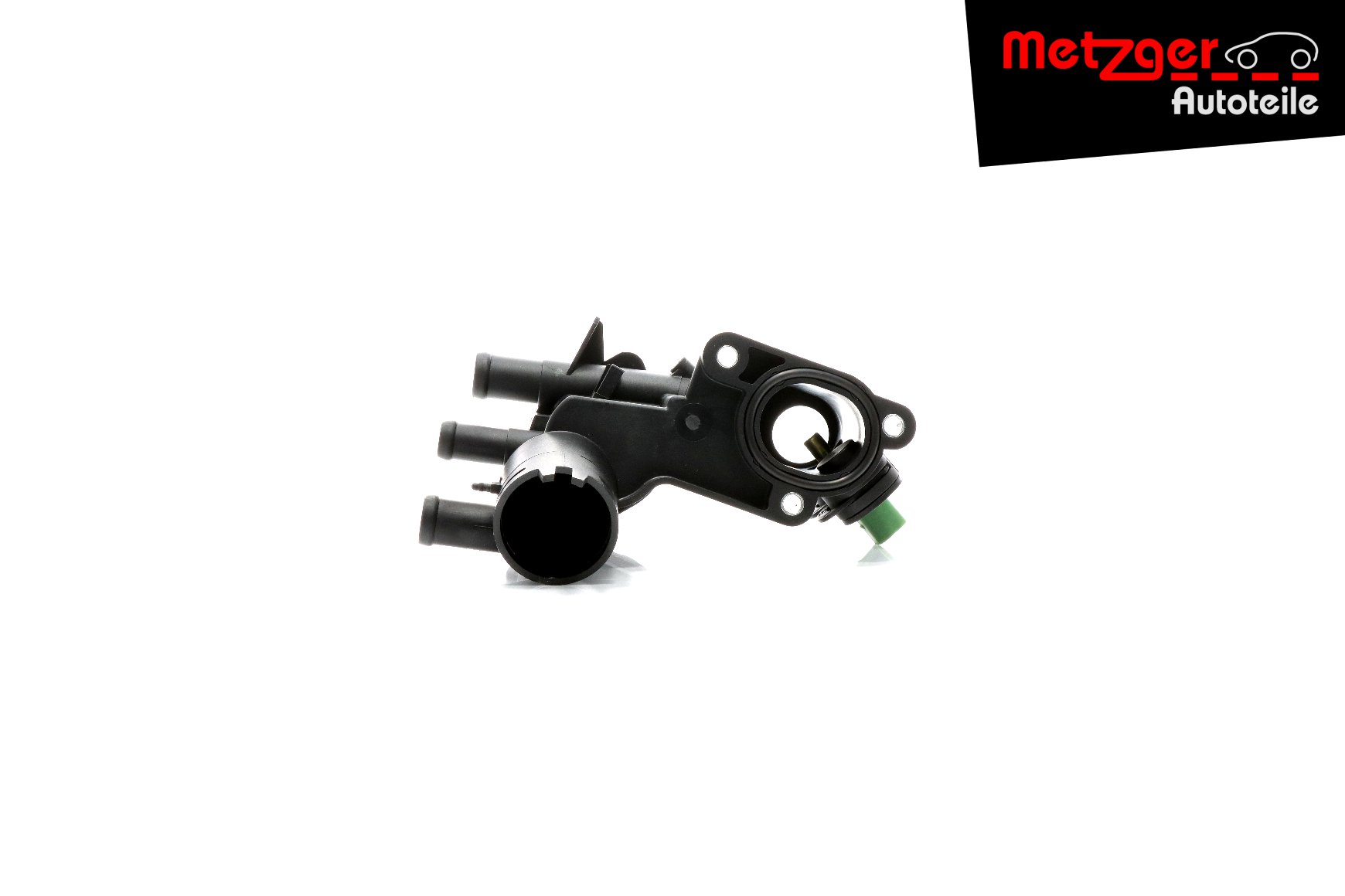 4006131 METZGER Coolant thermostat SKODA Opening Temperature: 87°C, with seal, Plastic