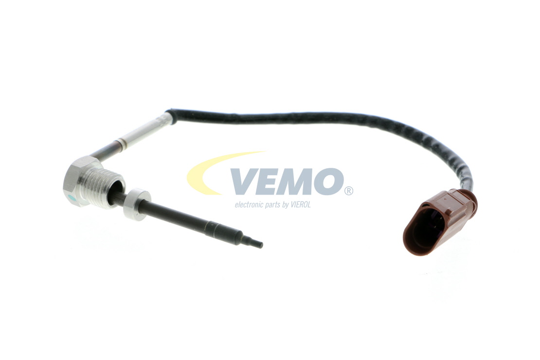 V10-72-1464 VEMO Exhaust gas temperature sensor PORSCHE with cable, Original VEMO Quality