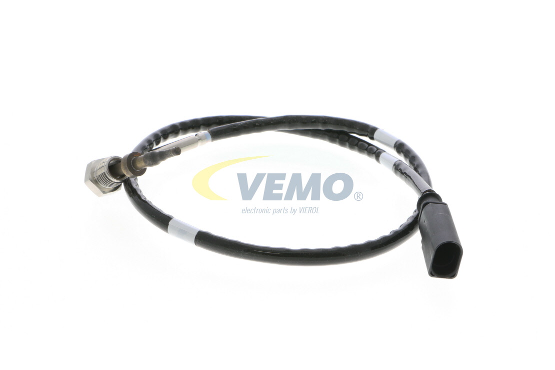 V10-72-1476 VEMO Exhaust gas temperature sensor SKODA with cable, Original VEMO Quality