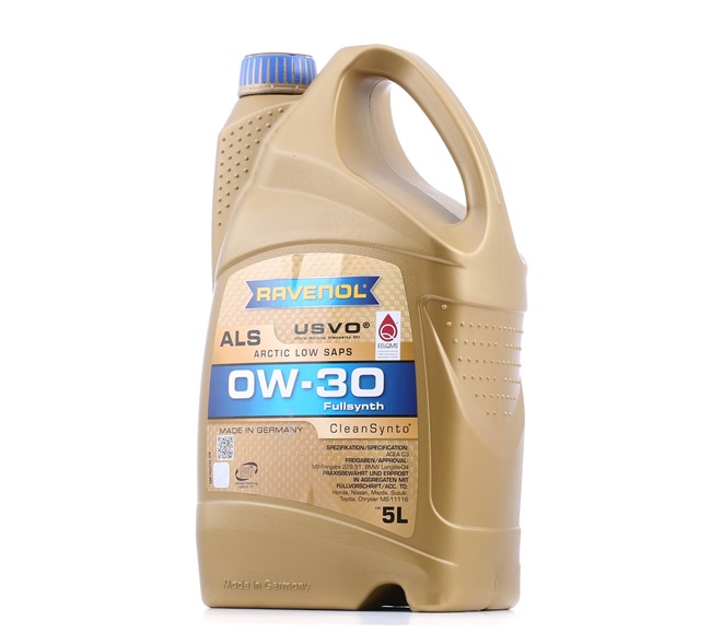 Originali RAVENOL 0W-30, 5l, Olio sintetico 2246112992227 - negozio online