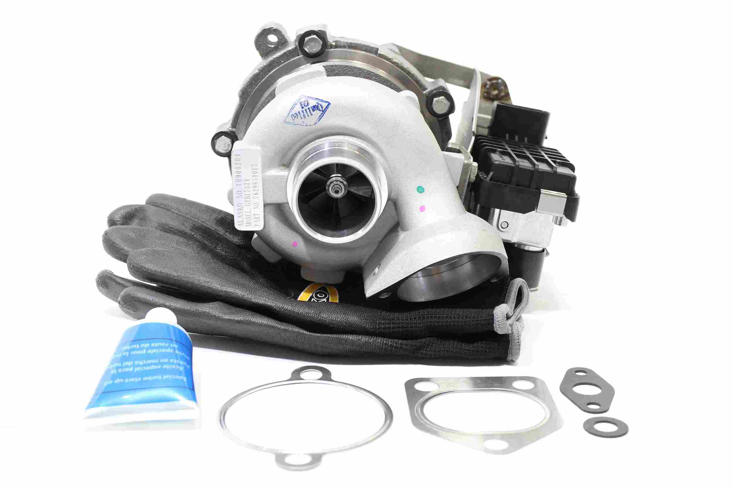 ALANKO 10900204 Turbocharger Exhaust Turbocharger, Incl. Gasket Set, with attachment material