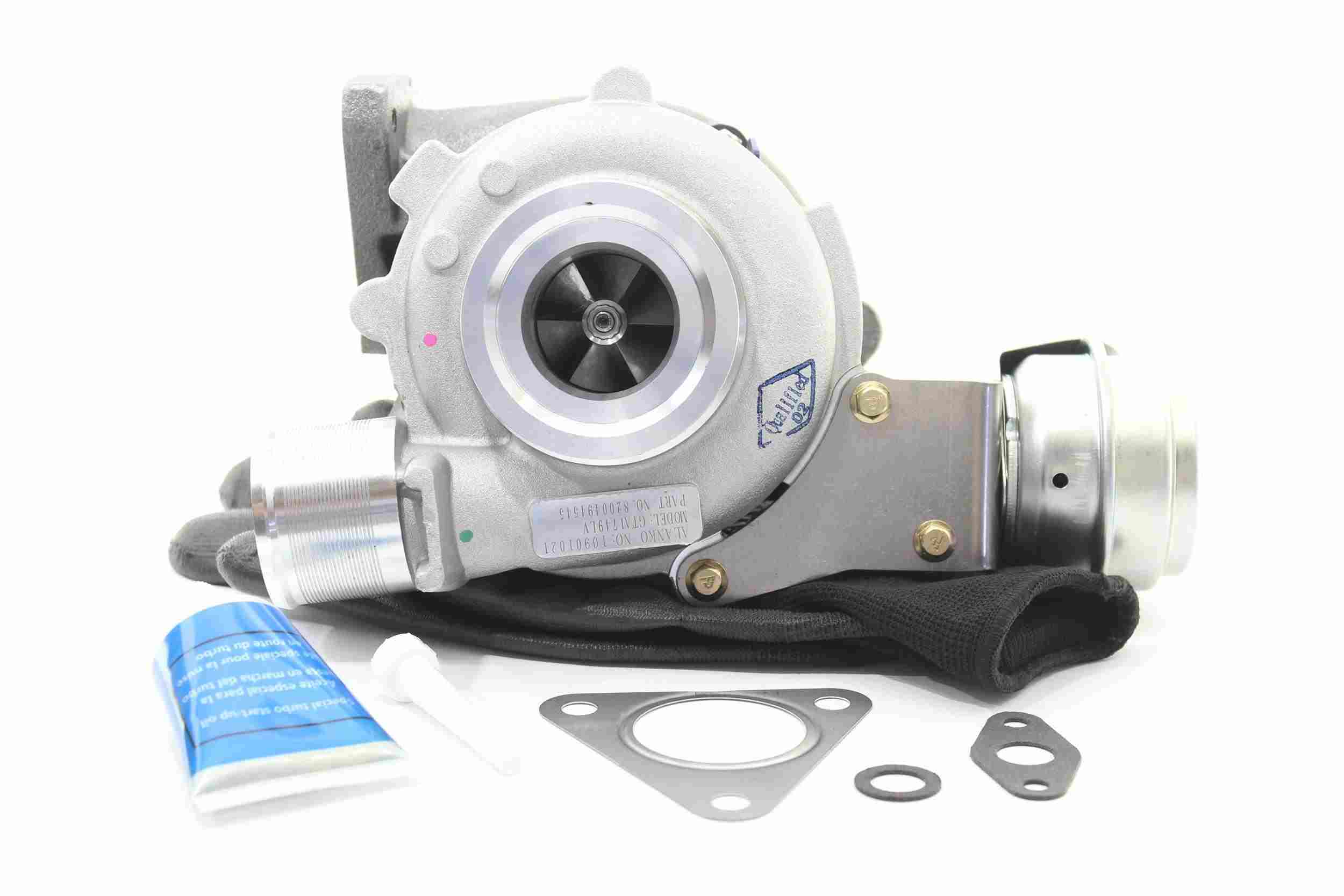 ALANKO 10901021 Turbocharger Exhaust Turbocharger, Incl. Gasket Set, with attachment material