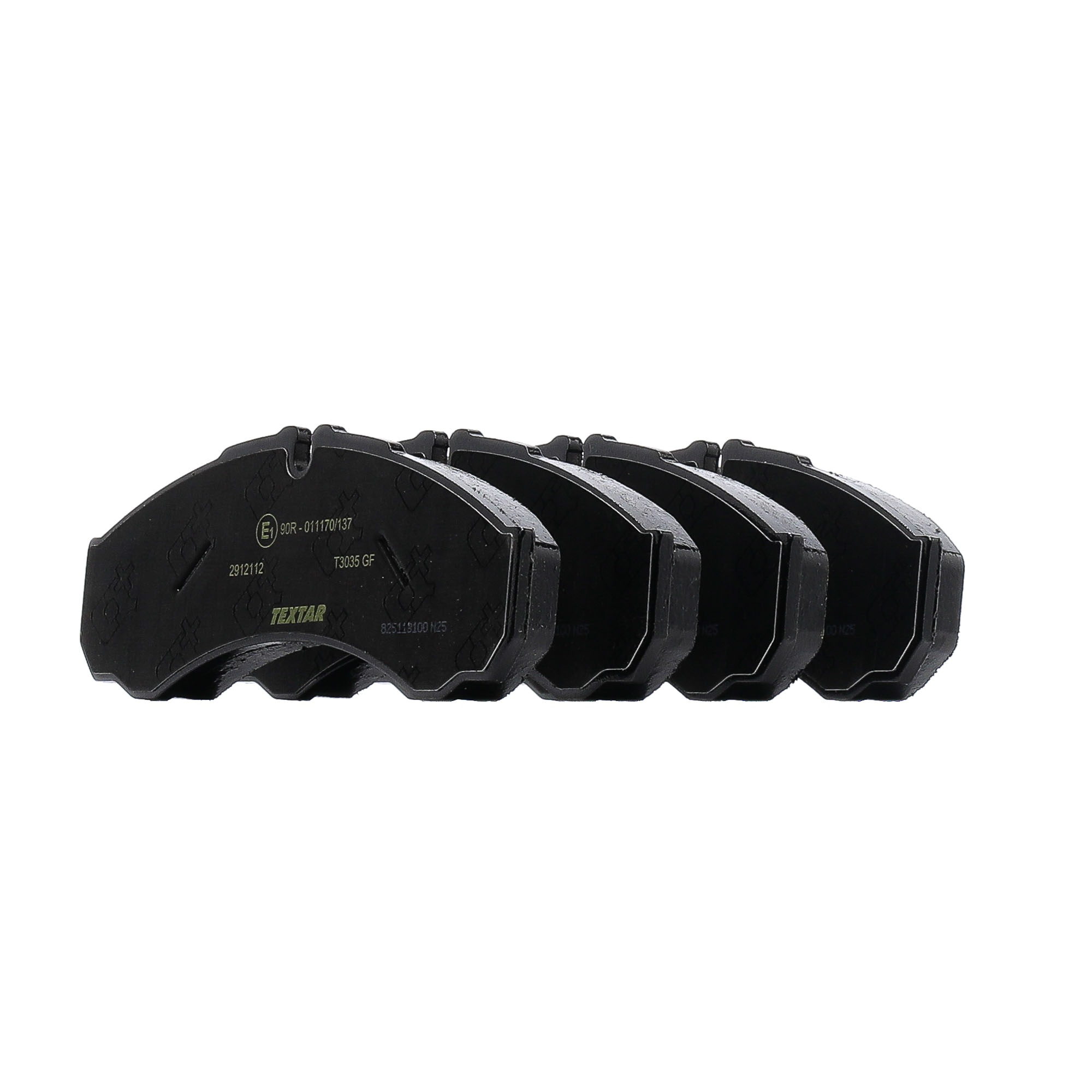 TEXTAR 29121 Brake pad set Height: 66,5mm, Width: 164,7mm, Thickness: 20,3mm 2912112 cheap