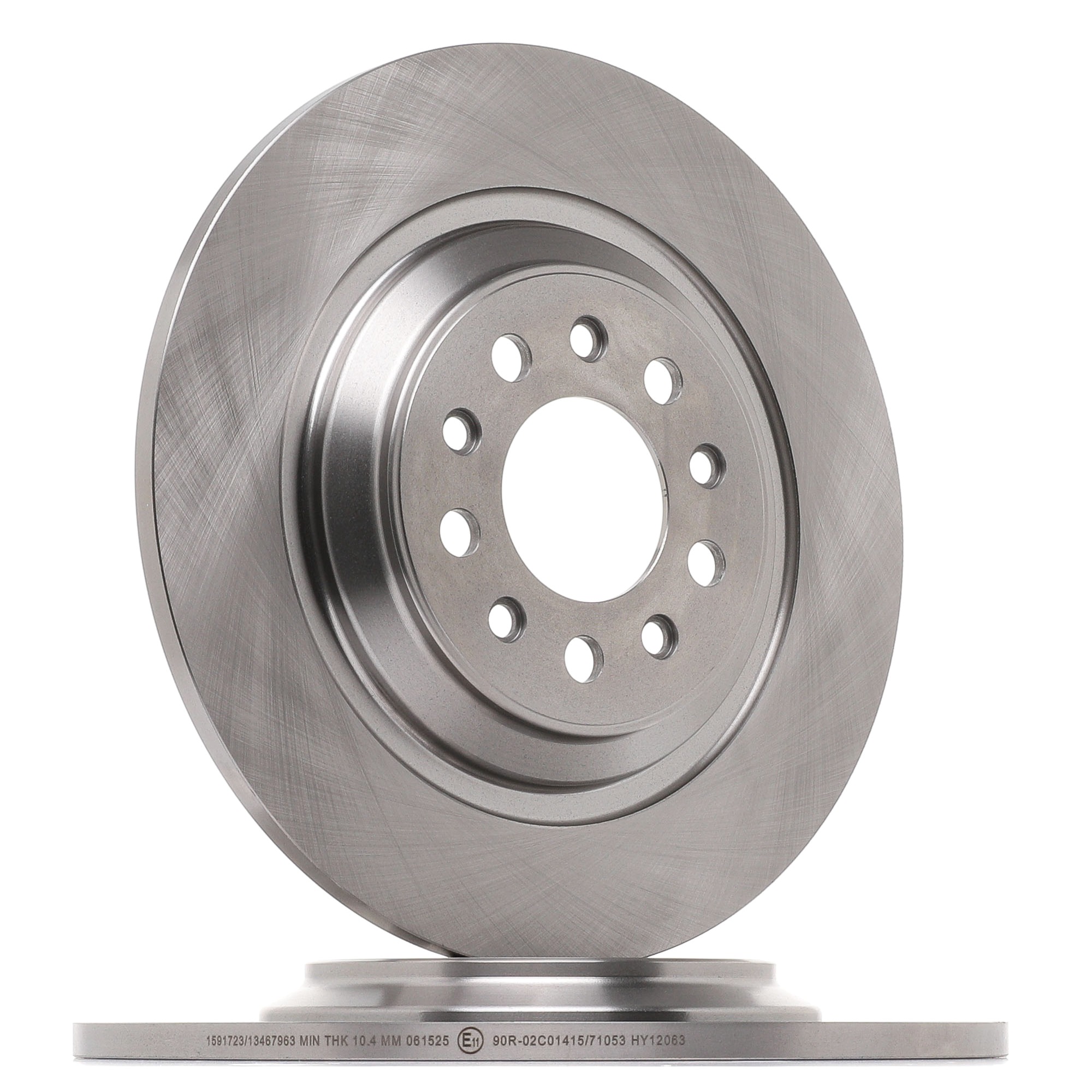 RIDEX 82B1701 Brake disc Rear Axle, 320x12mm, 5/10x110, solid, Cast Iron