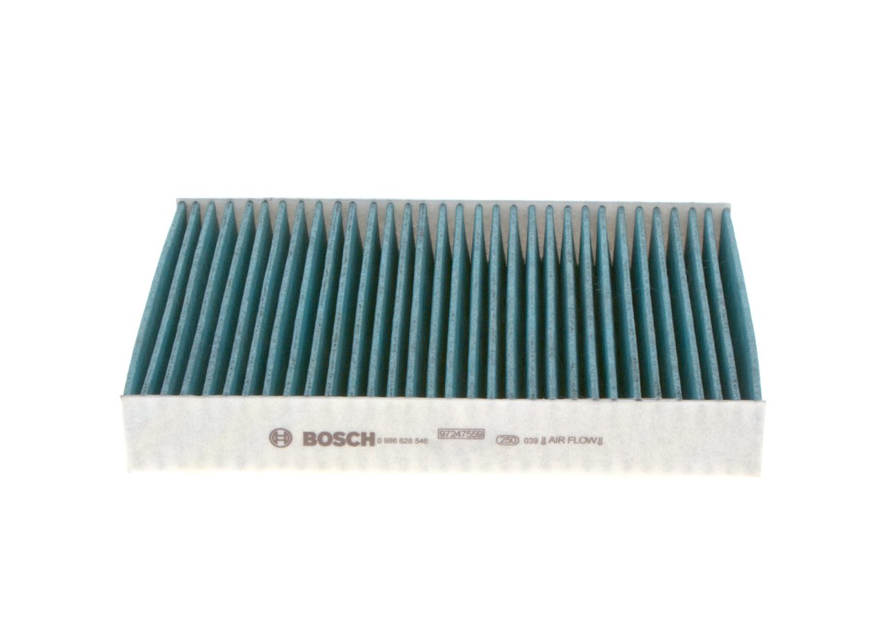 A 8546 BOSCH Activated Carbon Filter, 250 mm x 180 mm x 35 mm, FILTER+ Width: 180mm, Height: 35mm, Length: 250mm Cabin filter 0 986 628 546 buy