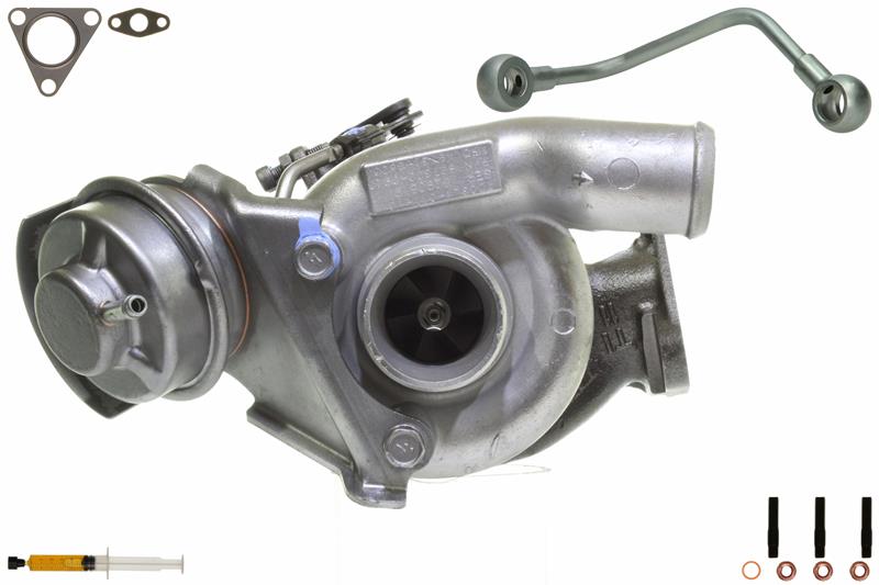 ALANKO 900156S1 Turbocharger Exhaust Turbocharger, Engine, with attachment material, Incl. Gasket Set, with oil pipe