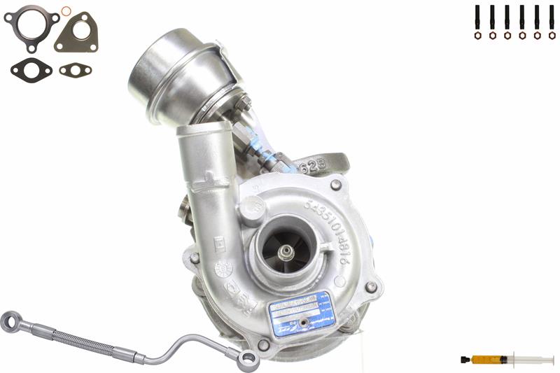 10920621 ALANKO Turbocompressor accionado pelos gases de escape, Motor, com material de montagem/fixação, incl. Kit de juntas, com tubo de óleo Turbocompressor 900157S1 comprar económica