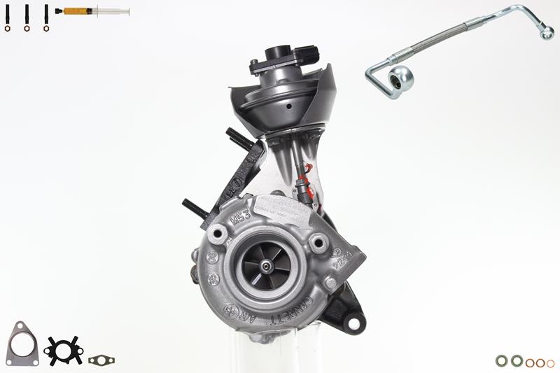 10920591 ALANKO Exhaust Turbocharger, Engine, with attachment material, Incl. Gasket Set, with oil pipe Turbo 901007S1 buy