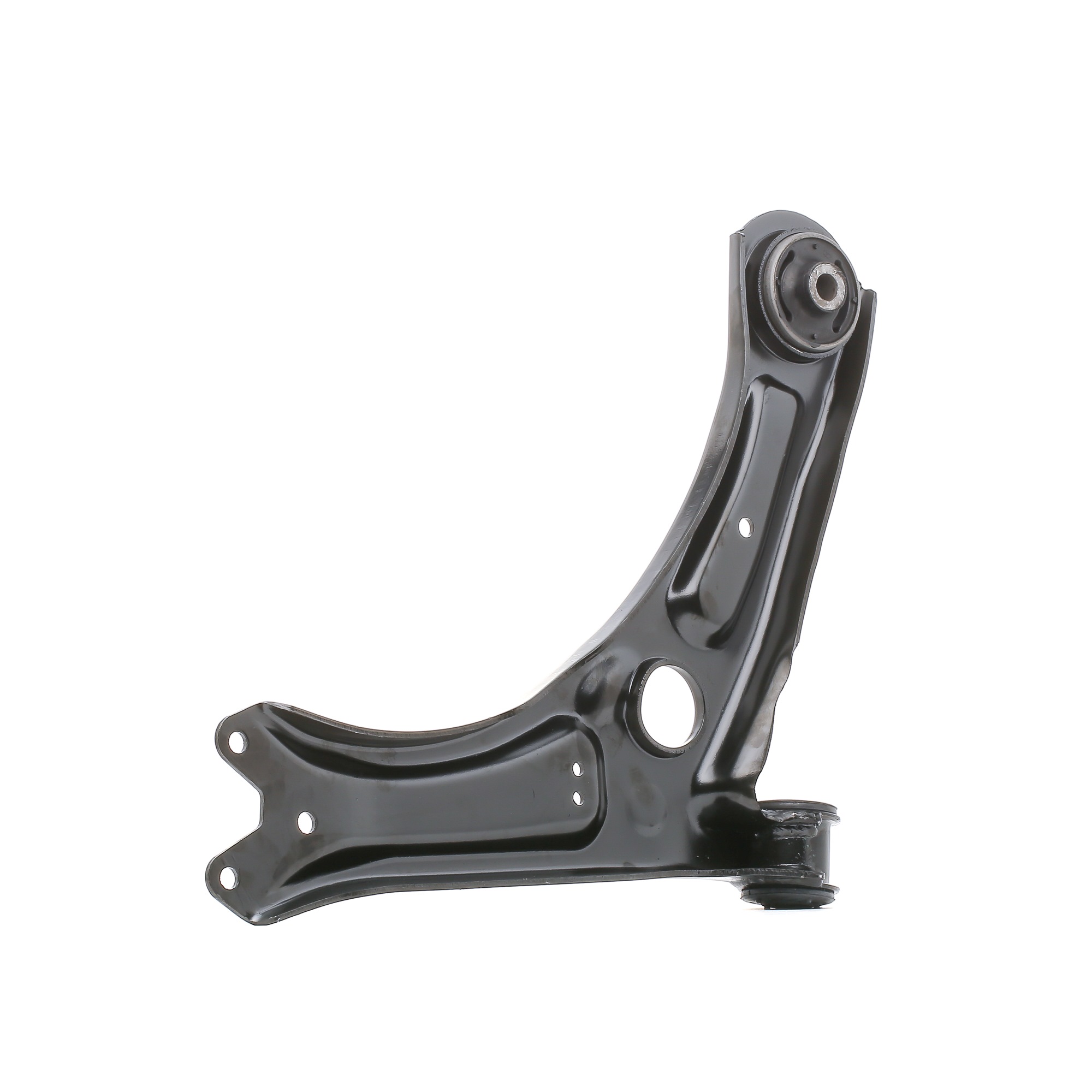 RIDEX 273C1020 Suspension arm without ball joint, with rubber mount, Front Axle Left, Control Arm, Sheet Steel