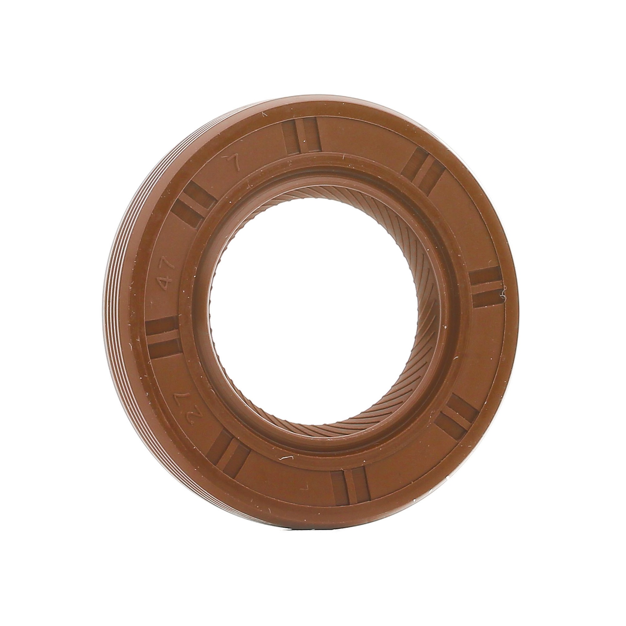 RIDEX frontal sided, FPM (fluoride rubber)/ACM (polyacrylate rubber) Inner Diameter: 27,0mm Shaft seal, crankshaft 572S0006 buy