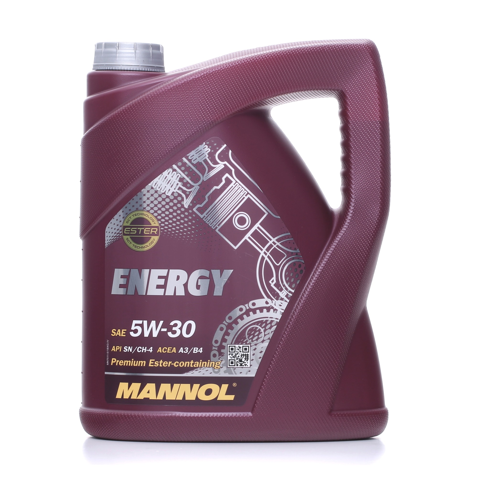 MN7511-5 MANNOL ENERGY 5W-30, 5L, Deels synthetische olie Motorolie MN7511-5 koop goedkoop