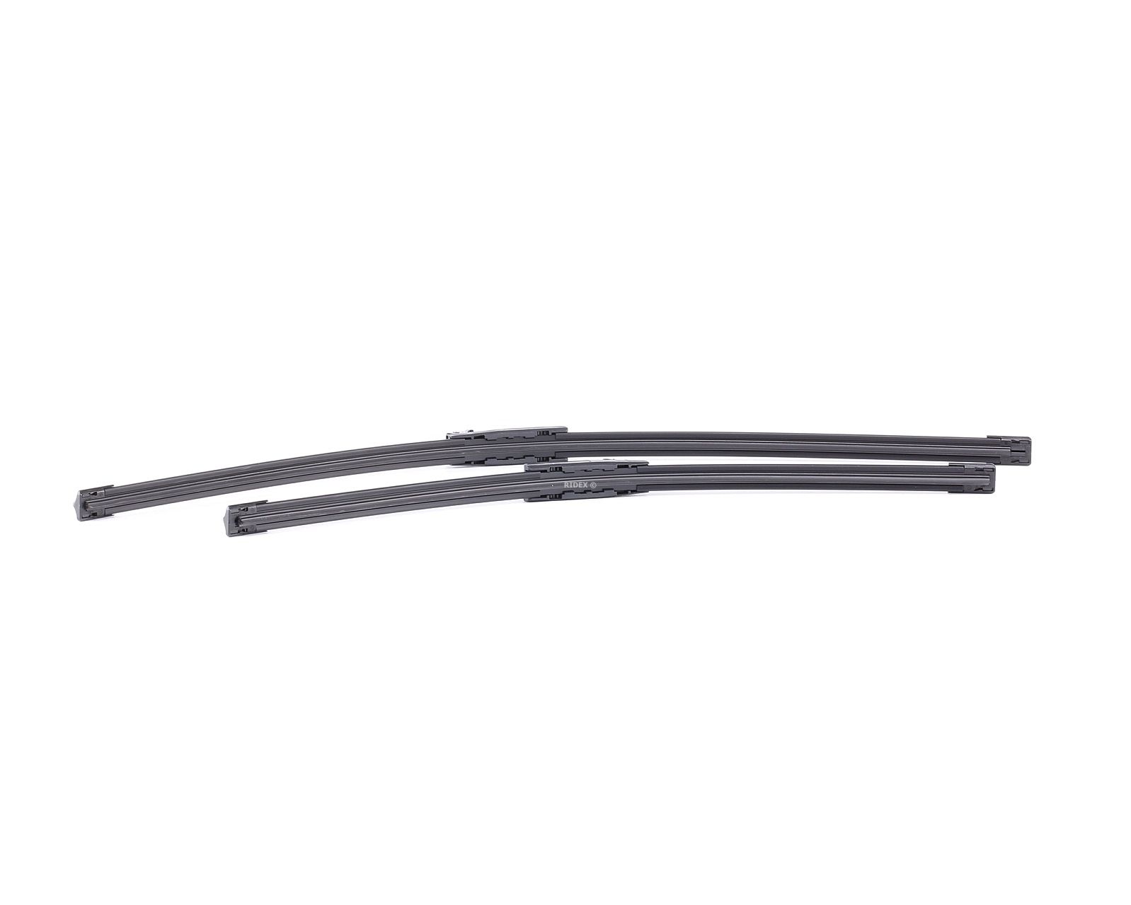RIDEX 298W0242 Wiper blade 700, 530 mm Front, Flat wiper blade, Beam, for left-hand drive vehicles