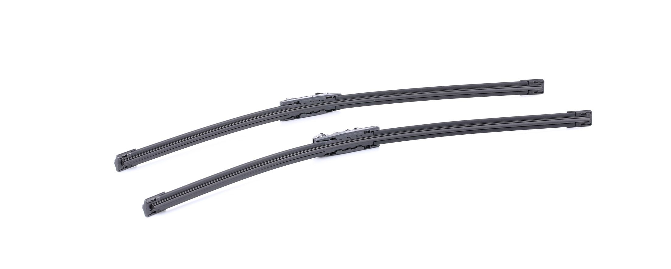 RIDEX 298W0266 Wiper blade 600 mm Front, Flat wiper blade, Beam, for left-hand drive vehicles