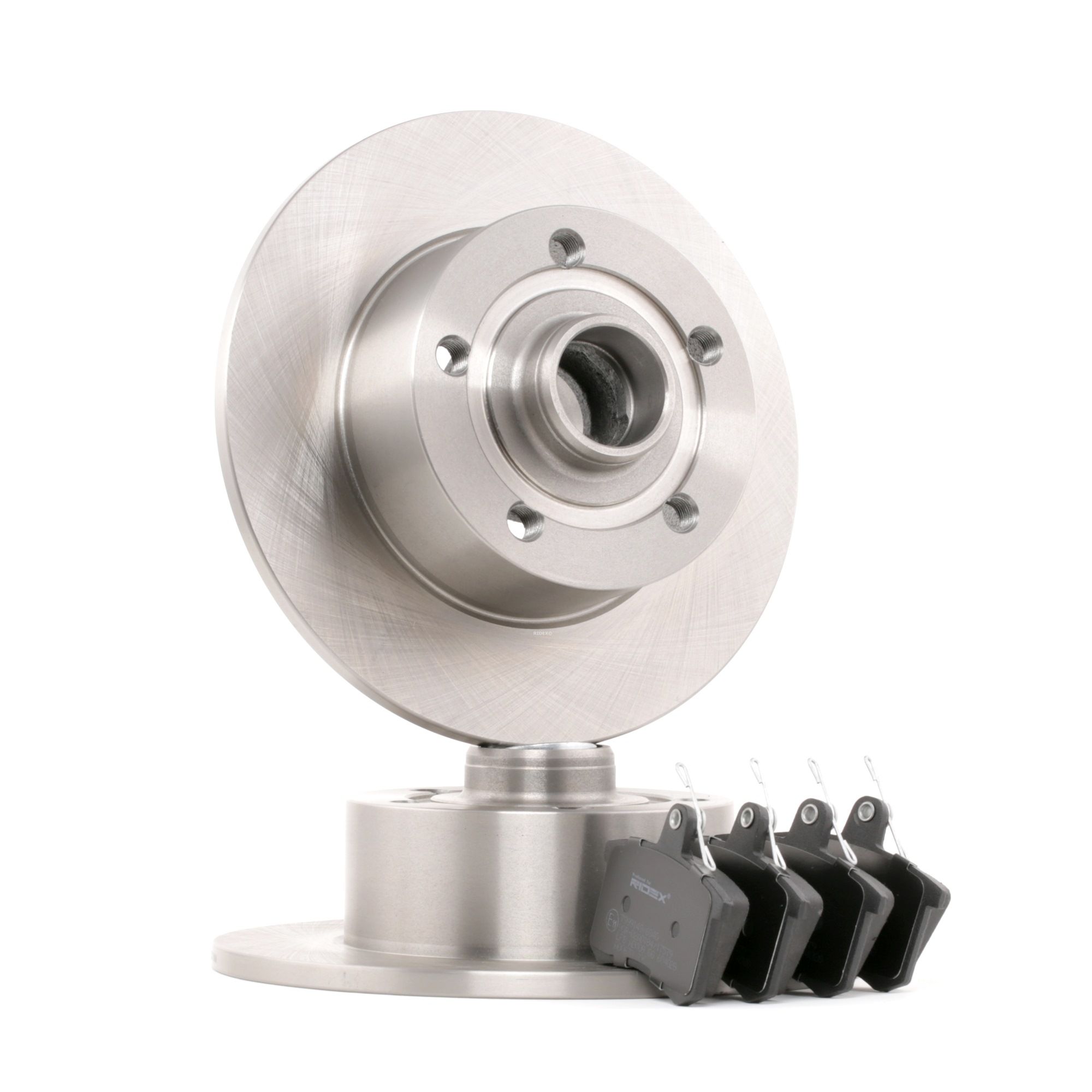 RIDEX Rear Axle, solid, excl. wear warning contact Ø: 245mm, Brake Disc Thickness: 10mm Brake discs and pads 3405B0074 buy
