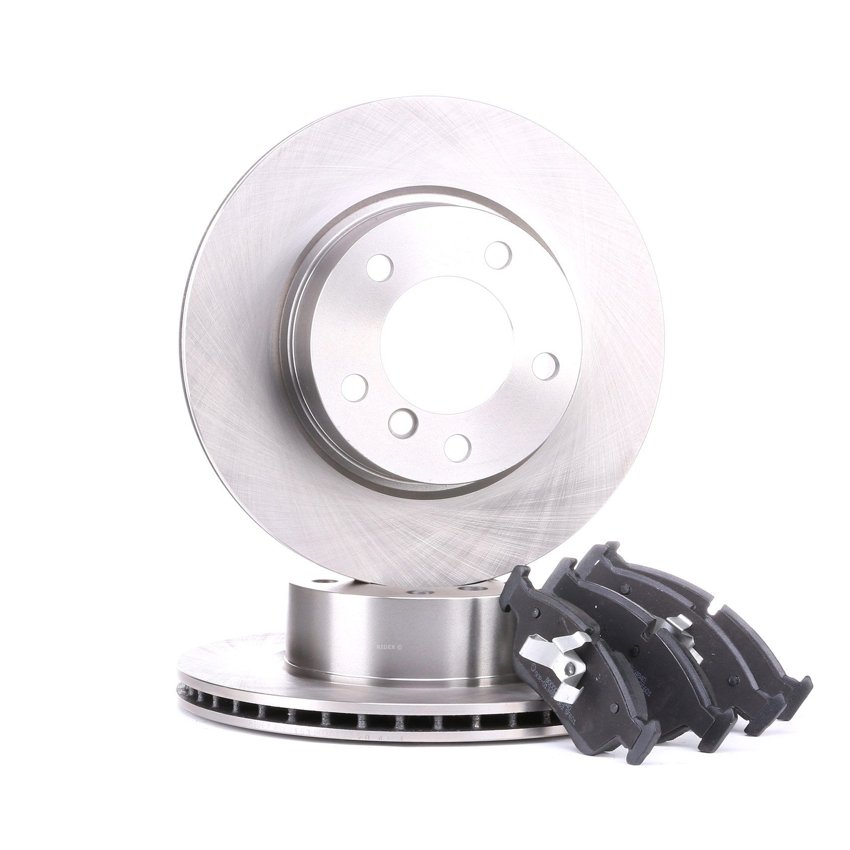 RIDEX Front Axle, Vented, prepared for wear indicator, excl. wear warning contact Ø: 292mm, Brake Disc Thickness: 22mm Brake discs and pads 3405B0184 buy