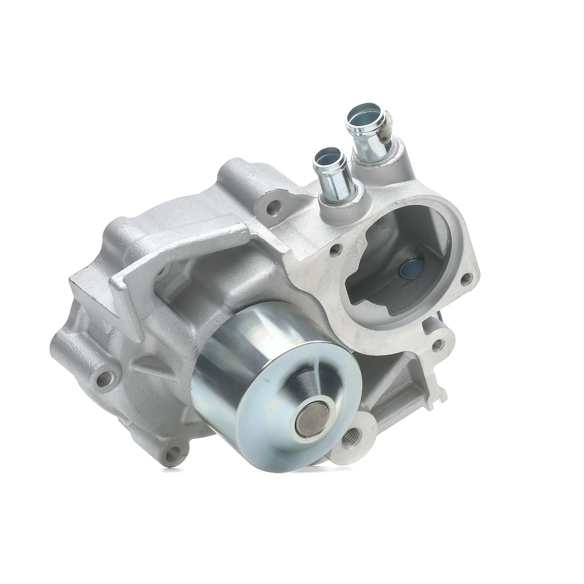 RIDEX 1260W0192 Water pump Cast Aluminium, with belt pulley, with gaskets/seals, Mechanical, Metal, Belt Pulley Ø: 60 mm, for timing belt drive