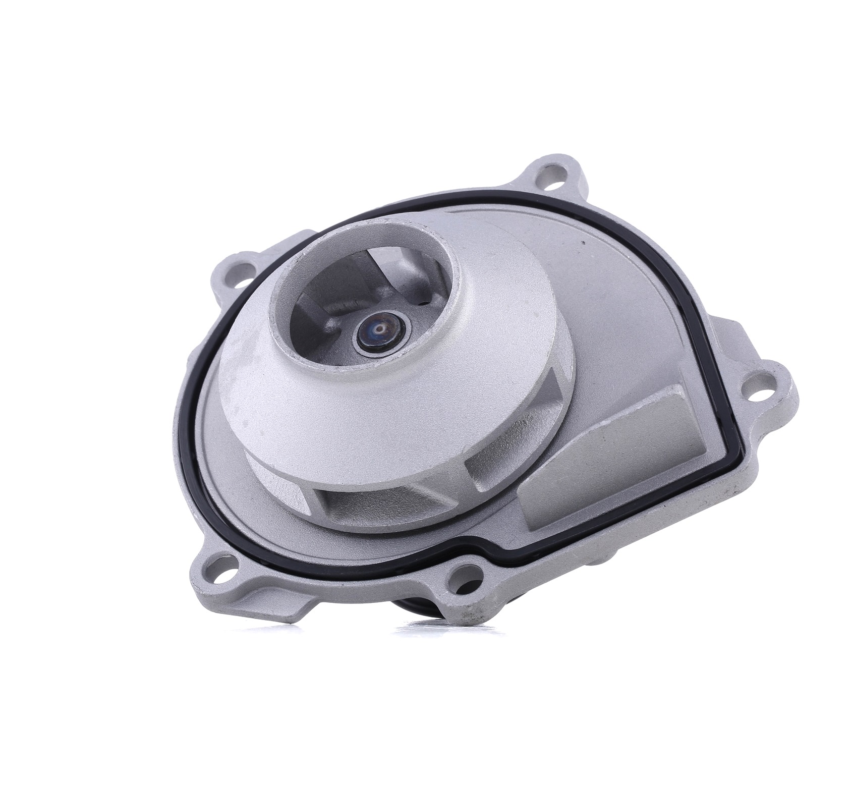 RIDEX 1260W0093 Water pump Cast Aluminium, with seal, Belt Pulley pressed on, Mechanical, Metal