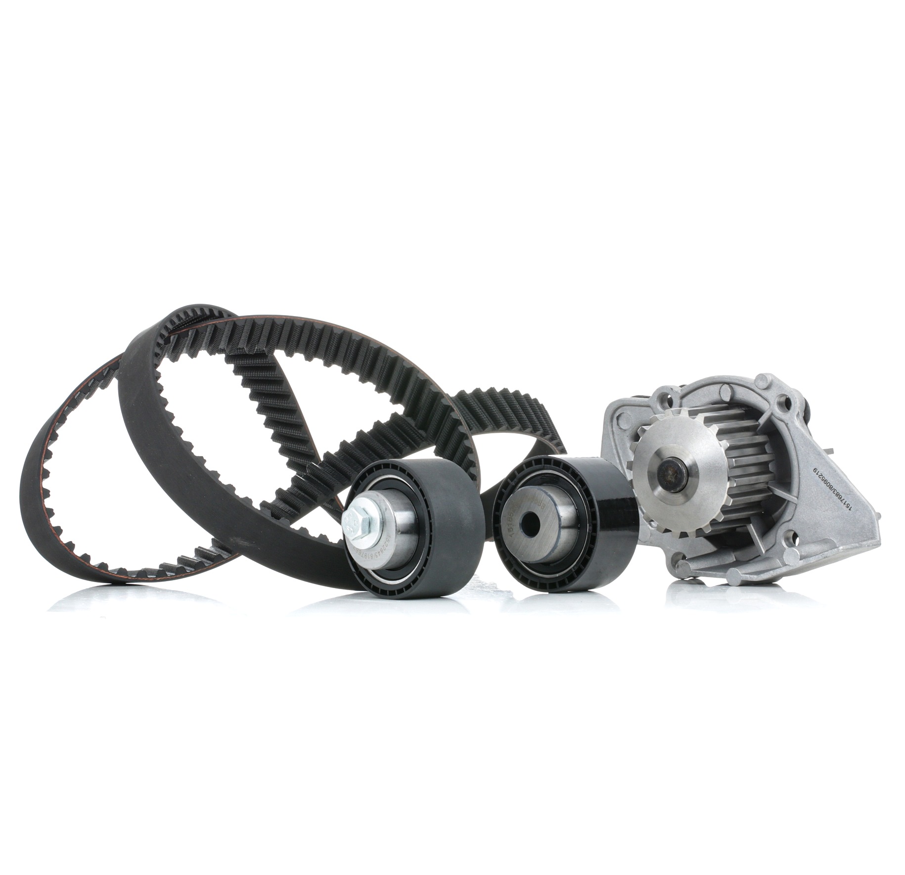 RIDEX 3096W0045 Water pump and timing belt kit with water pump, Number of Teeth: 140 L: 1134 mm