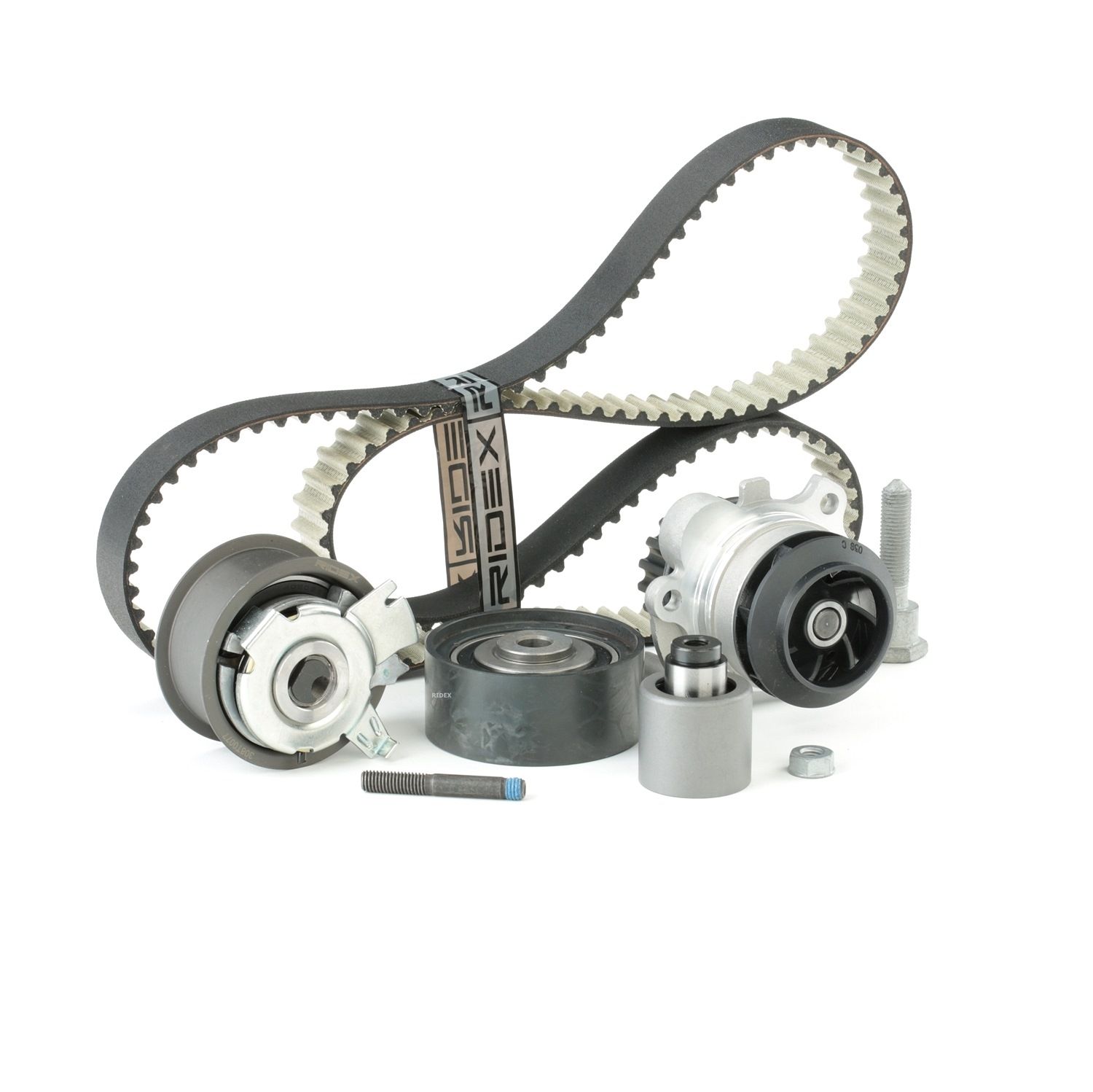 RIDEX 3096W0056 Water pump and timing belt kit with water pump, Number of Teeth: 141 L: 1343 mm