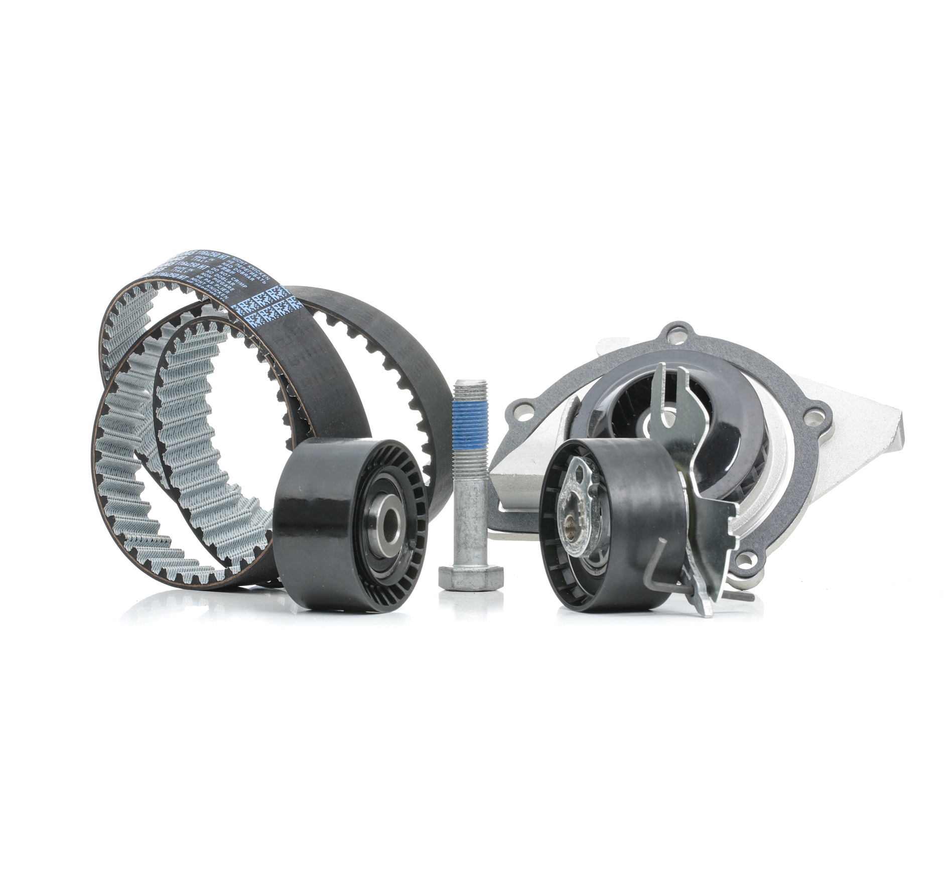 RIDEX 3096W0077 Water pump + timing belt kit Peugeot RCZ Coupe