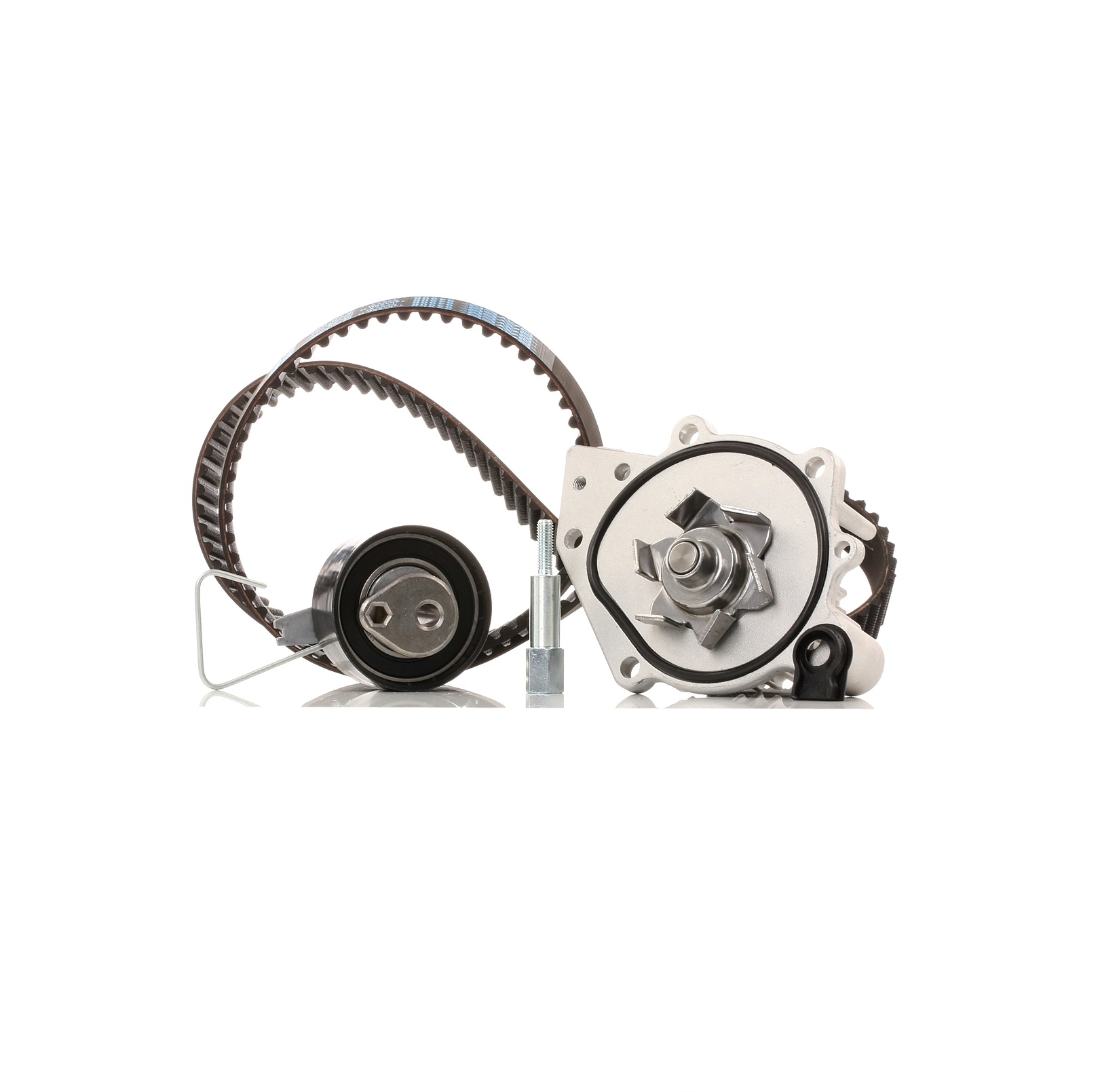 RIDEX 3096W0098 Water pump and timing belt kit with water pump, Number of Teeth: 145, Width: 26 mm
