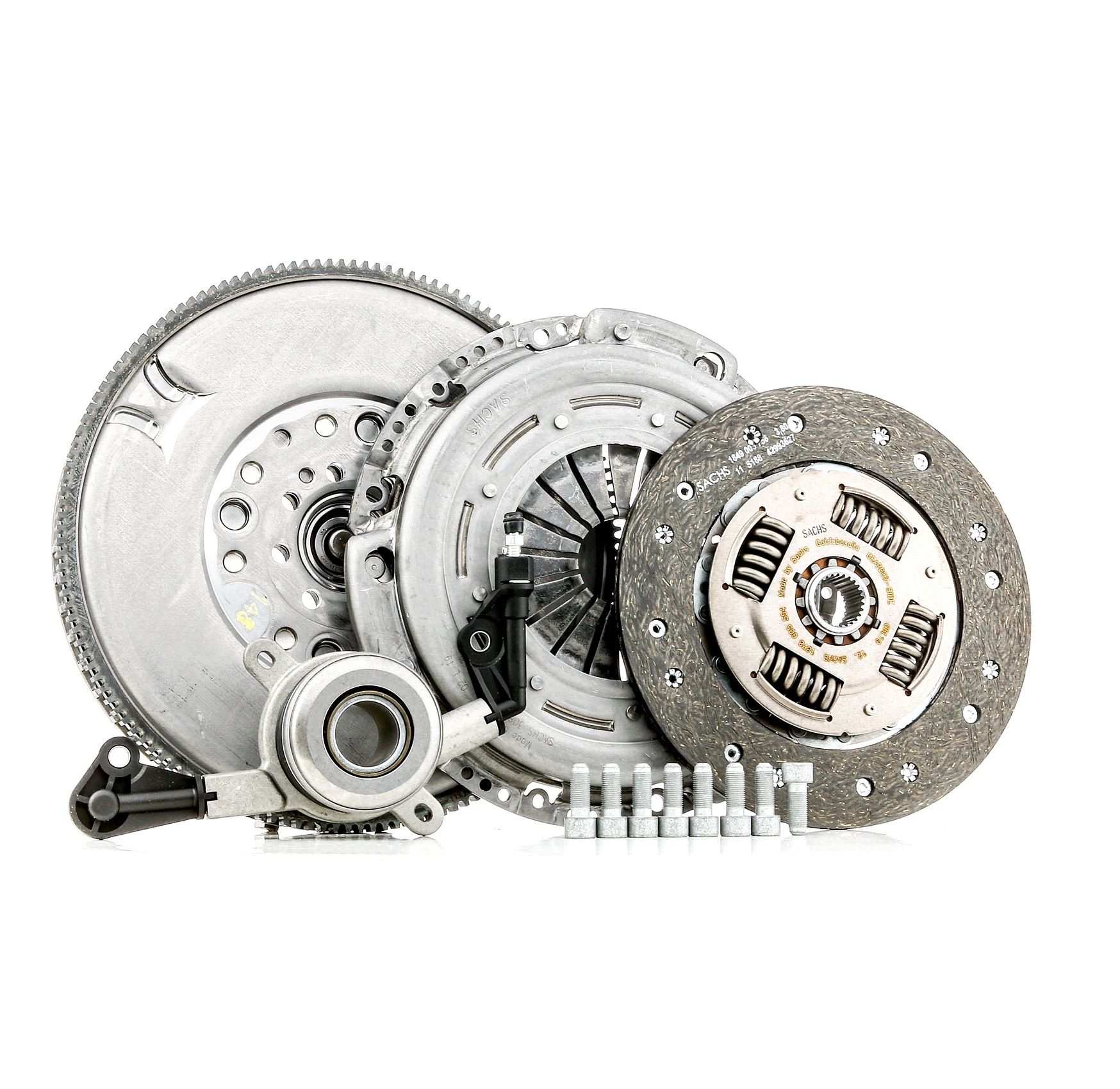 SACHS ZMS Modul XTend plus CSC 2290 601 108 Clutch kit with central slave cylinder, with clutch pressure plate, with dual-mass flywheel, with flywheel screws, with clutch disc, 240mm