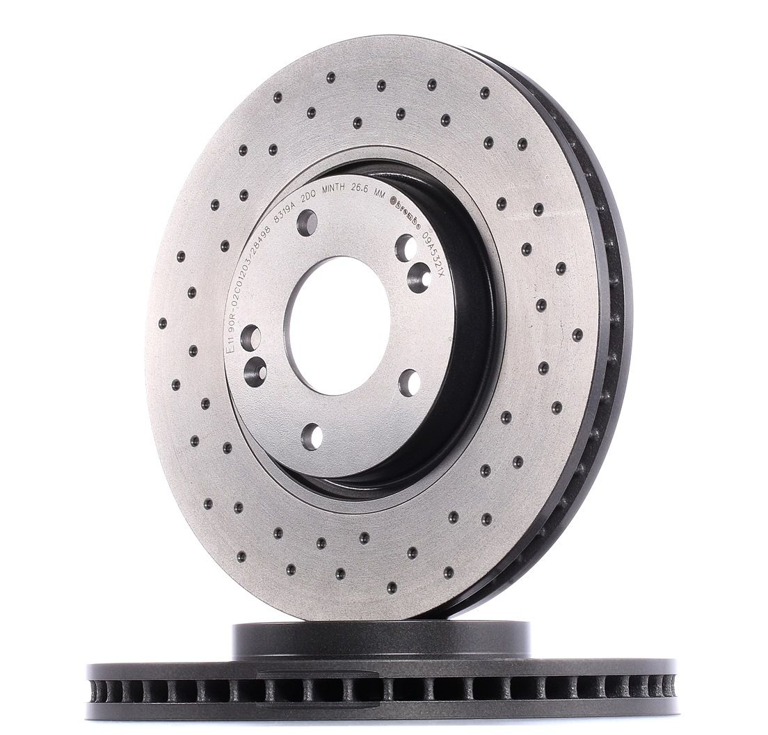 BREMBO XTRA LINE 300x28mm, 5, perforated/vented, Coated, High-carbon Ø: 300mm, Num. of holes: 5, Brake Disc Thickness: 28mm Brake rotor 09.A532.1X buy