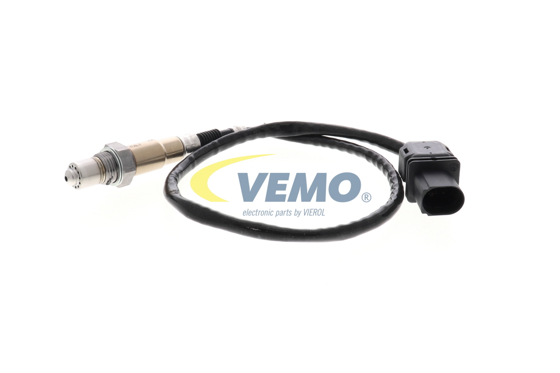 VEMO V25-76-0041 Lambda sensor Original VEMO Quality, before catalytic converter, M18 x 1,5, Regulating Probe, Thread pre-greased, black, 5, D Shape