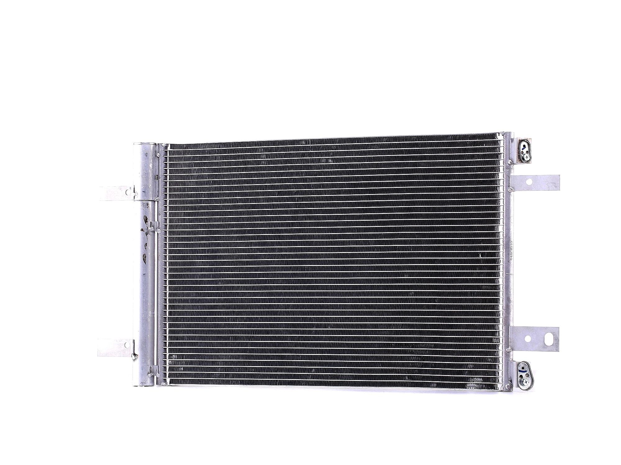 STARK SKCD-0110418 Air conditioning condenser with dryer, with seal ring, 14,3mm, 11,1mm, Aluminium, 524mm